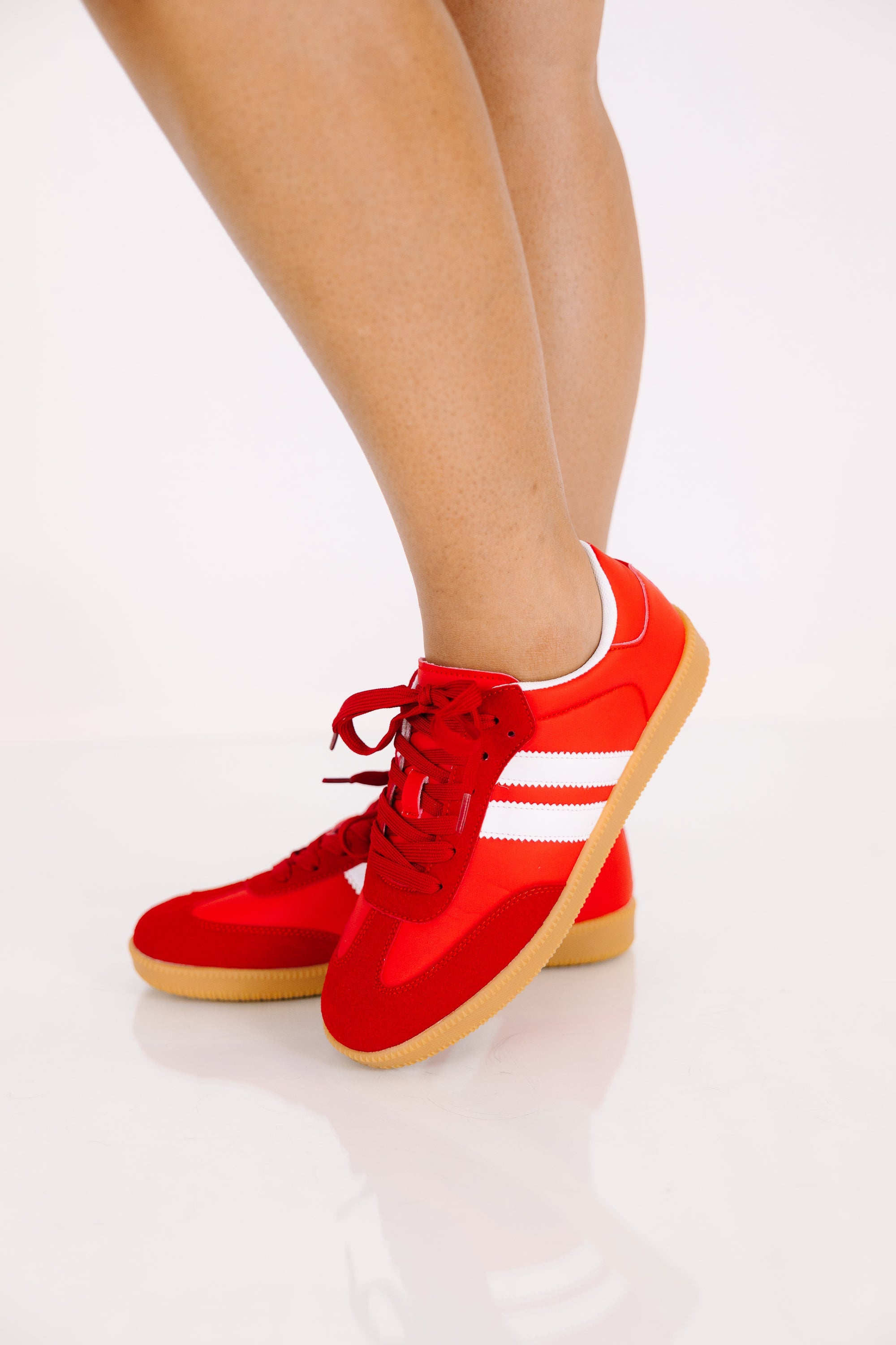 Keep Shining Sneakers, Red