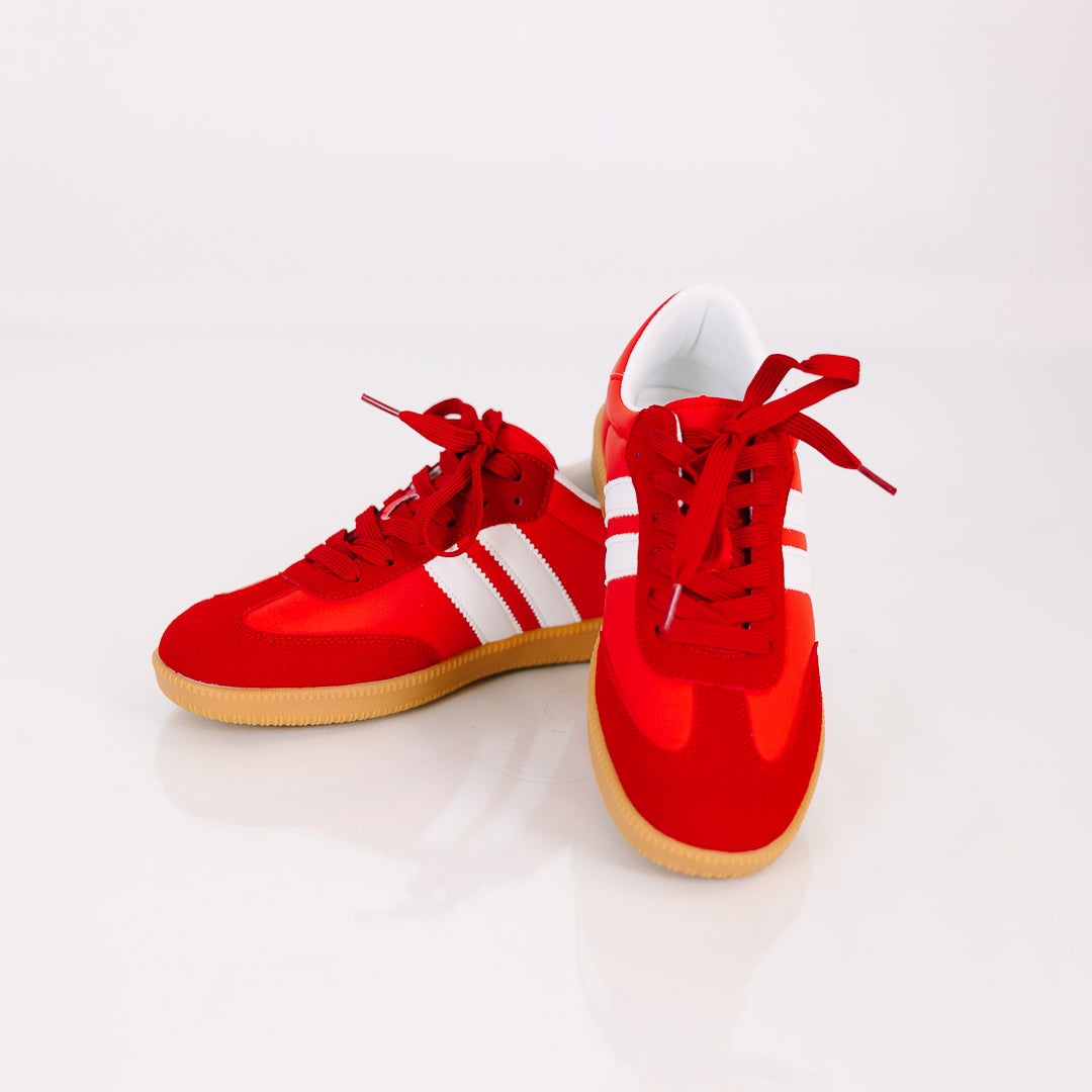 Keep Shining Sneakers, Red