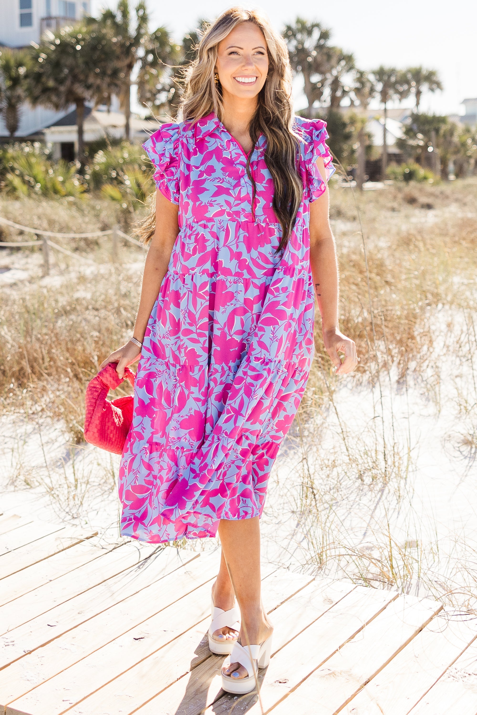Kill My Time Midi Dress, Orchid Mix
