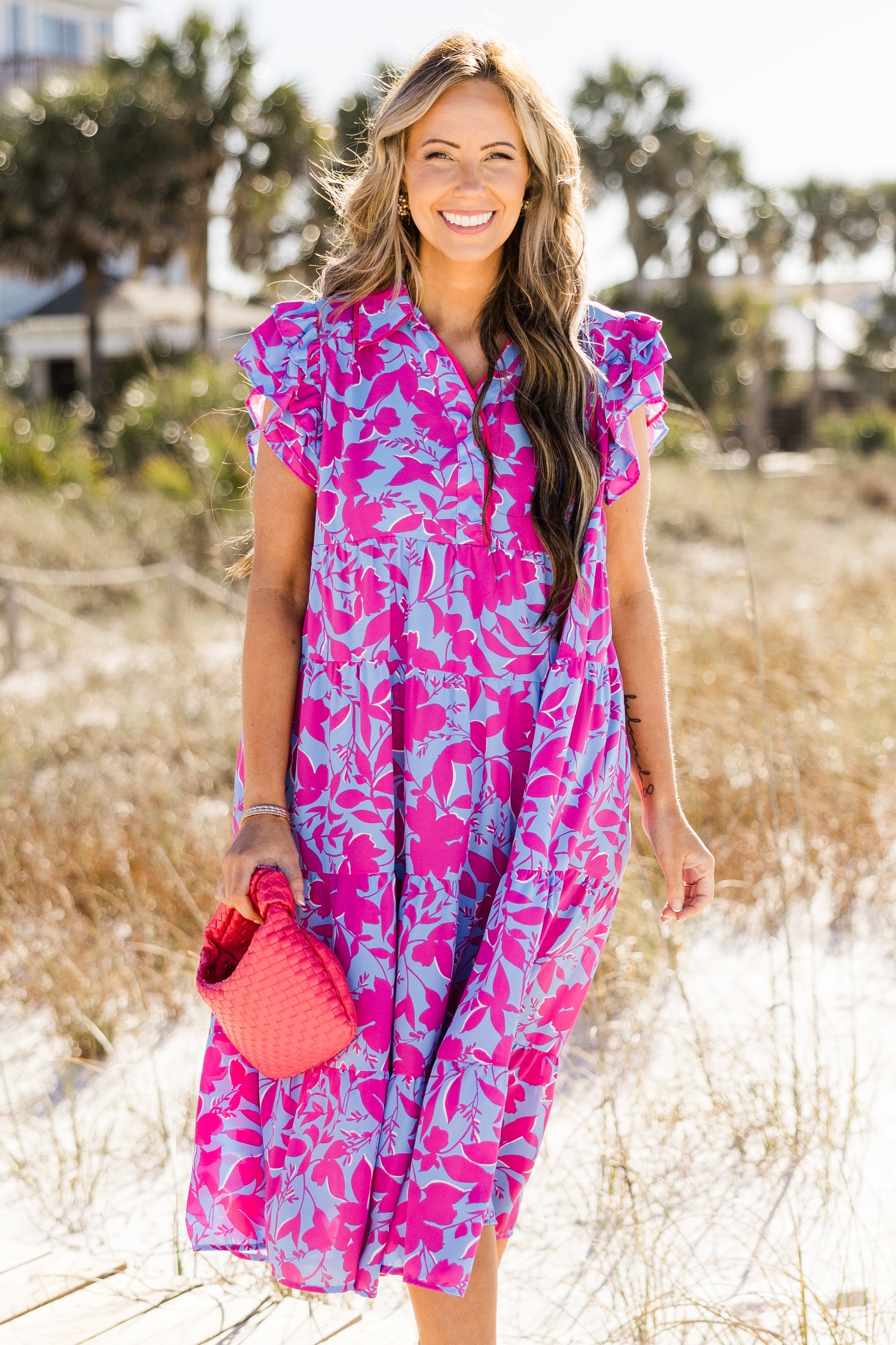 Kill My Time Midi Dress, Orchid Mix
