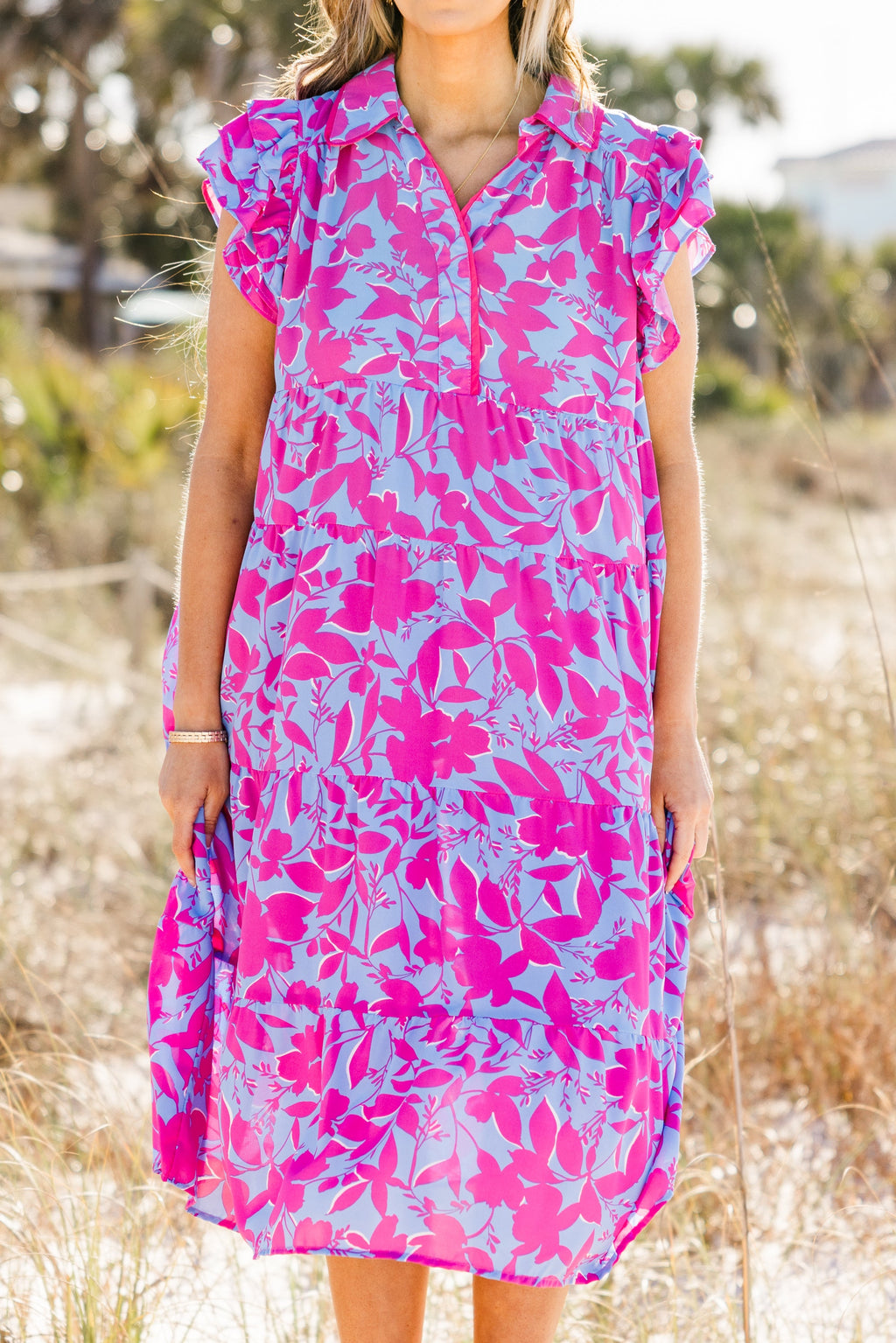 Kill My Time Midi Dress, Orchid Mix