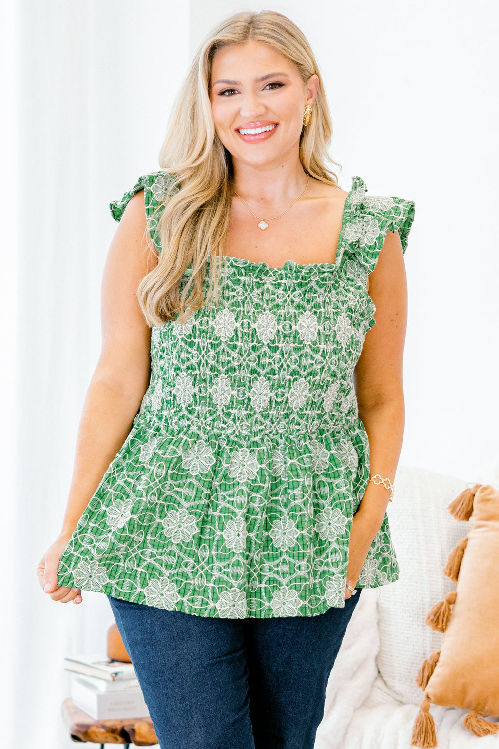 Kiss Me Cutie Top, Green