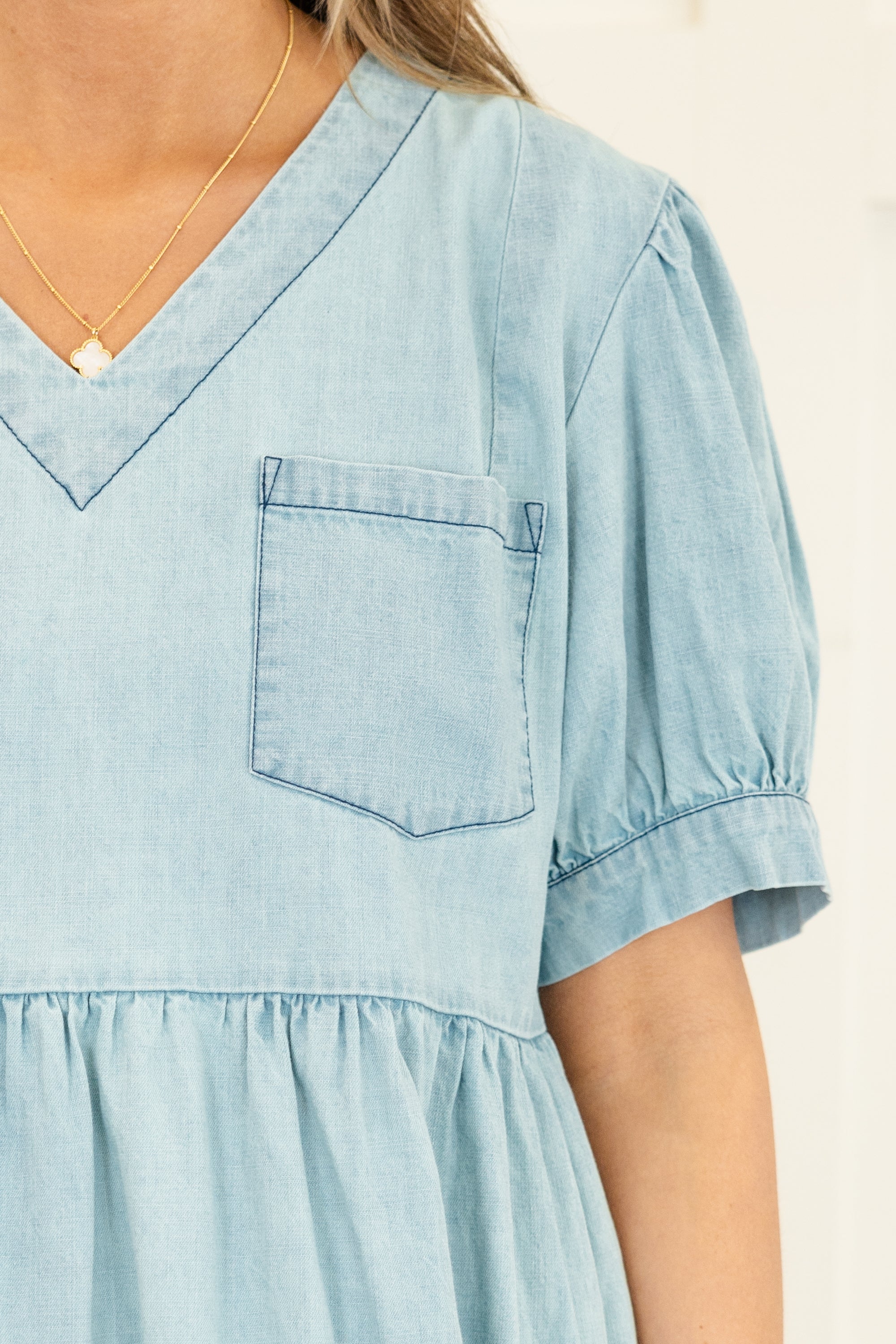 Laid Back Sunday Dress, Blue