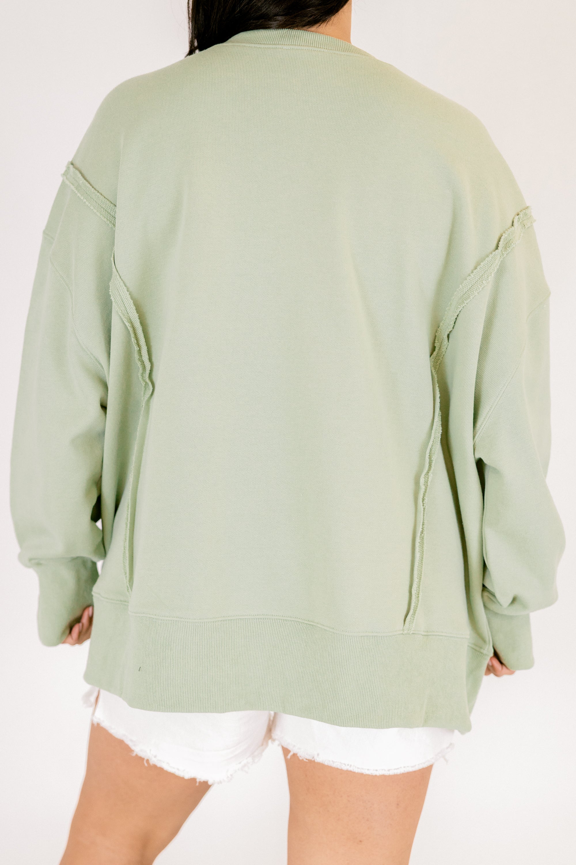 Lake Bummin' Comfy Crew, Light Sage