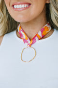 Lasting Impression Necklace, Pink