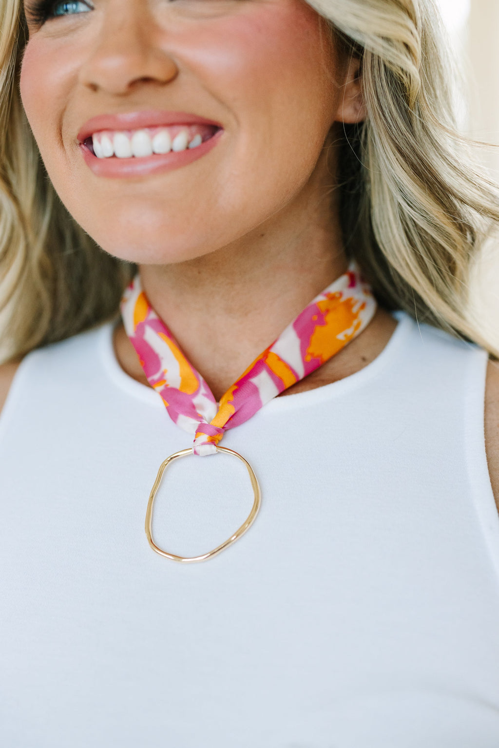 Lasting Impression Necklace, Pink