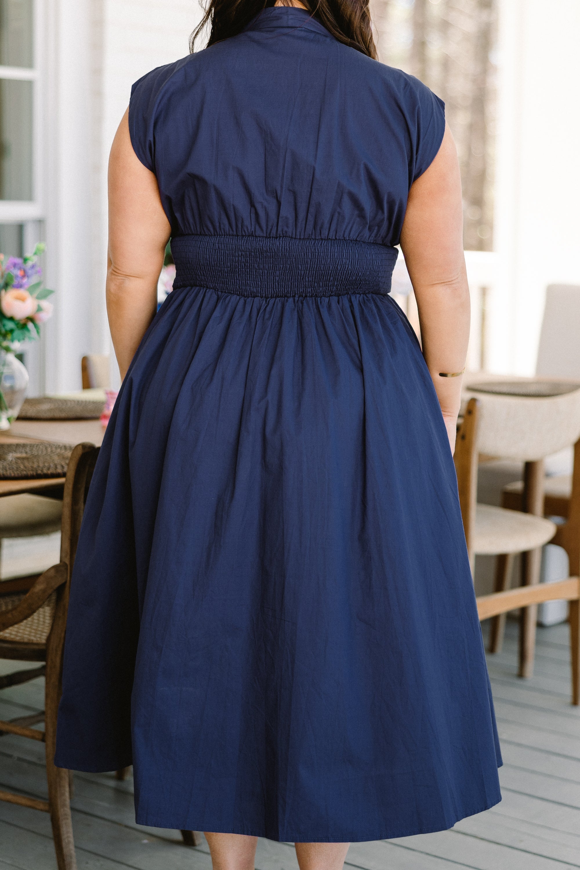 Late Night Skies Dress, Navy