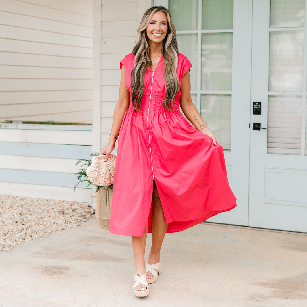 Late Night Skies Dress, Pink