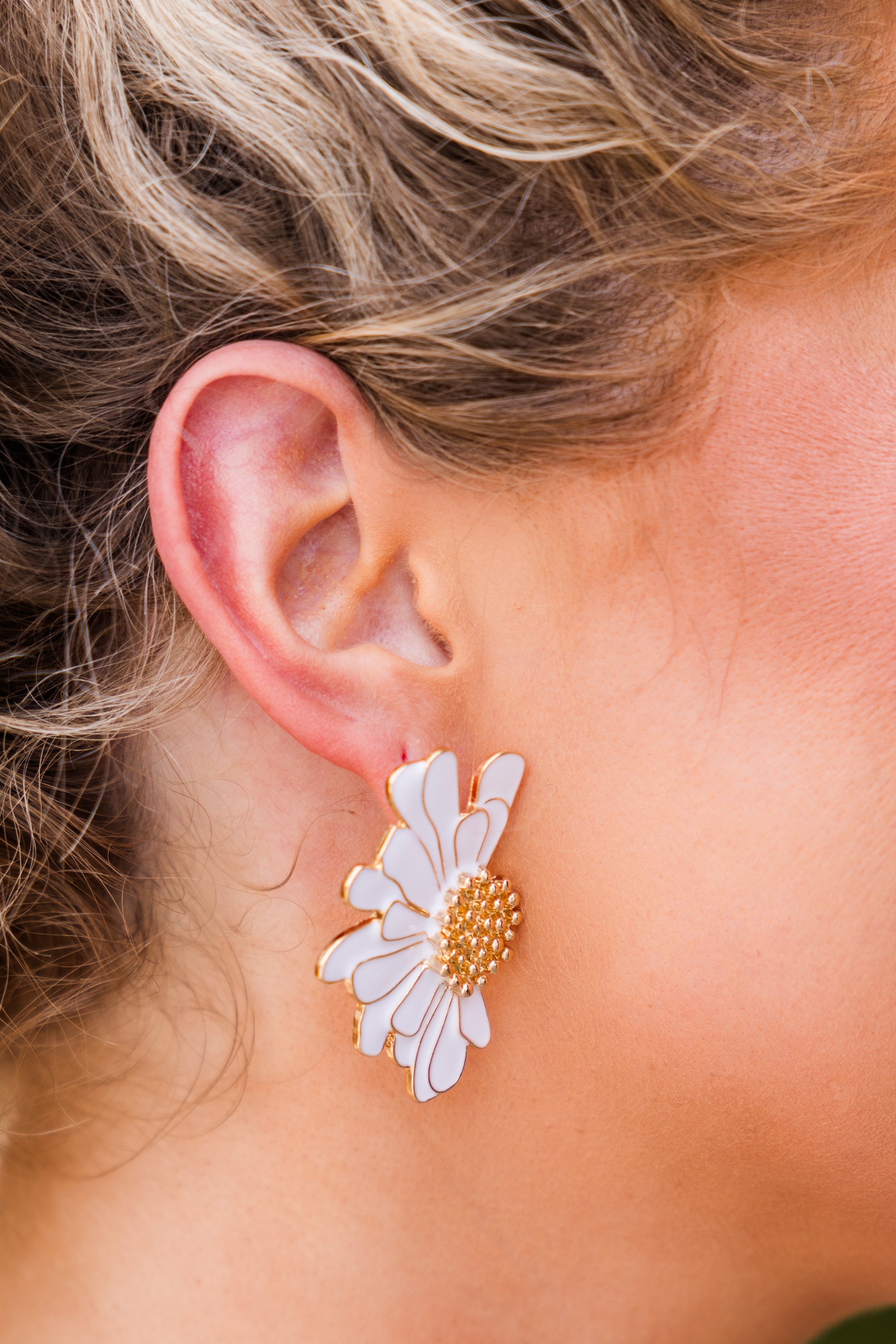 Lauren Kenzie: Blooming From Within Earrings, Gold