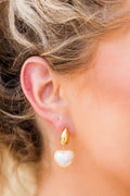 Lauren Kenzie: Uncharted Love Earrings, Pearl