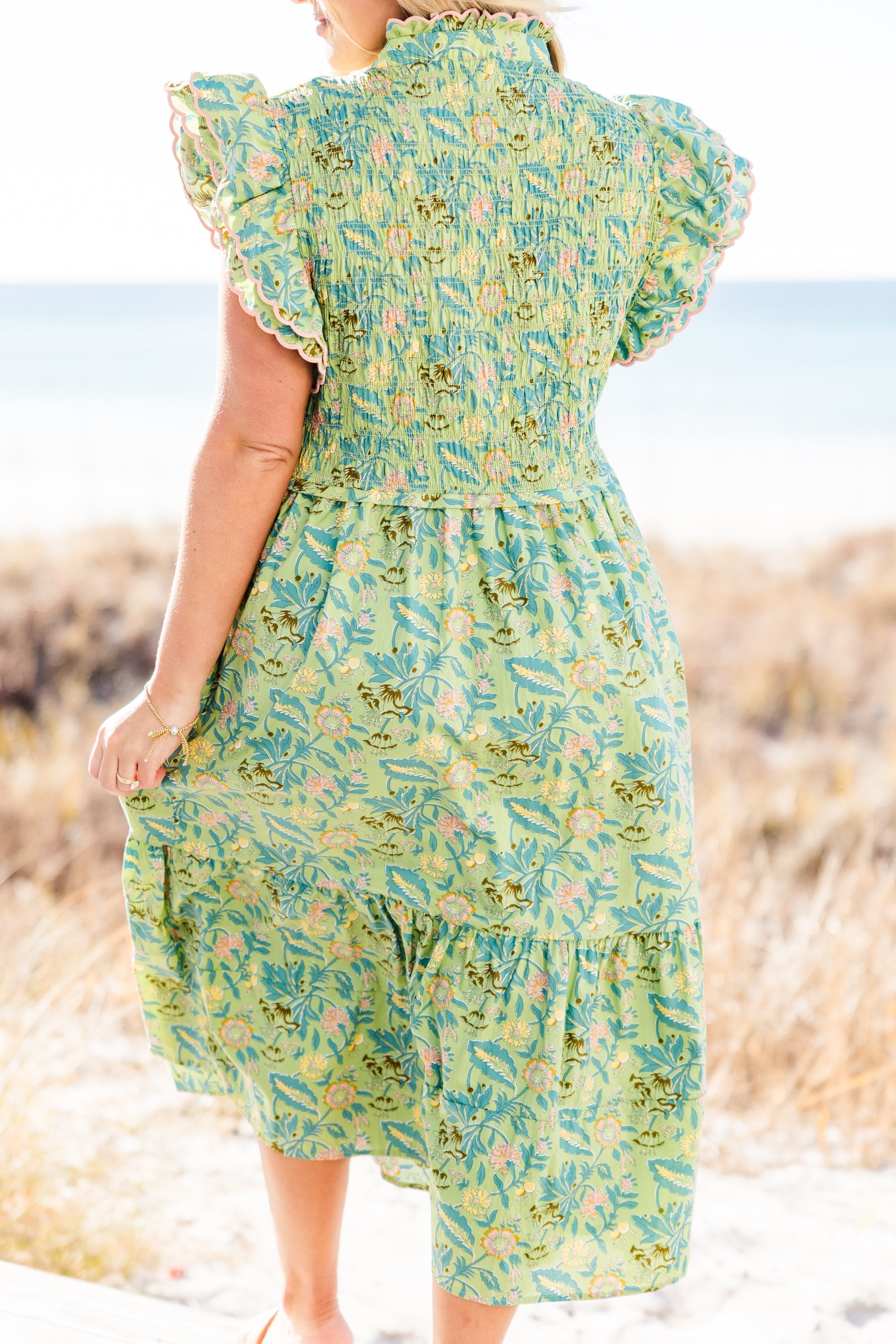 Learning To Grow Dress, Green