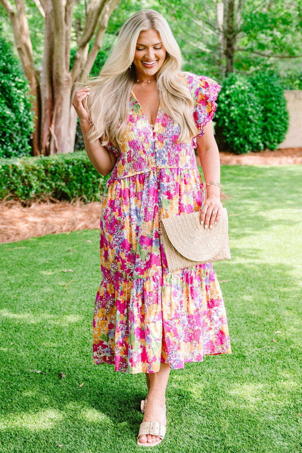 Learning To Grow Dress, Pink