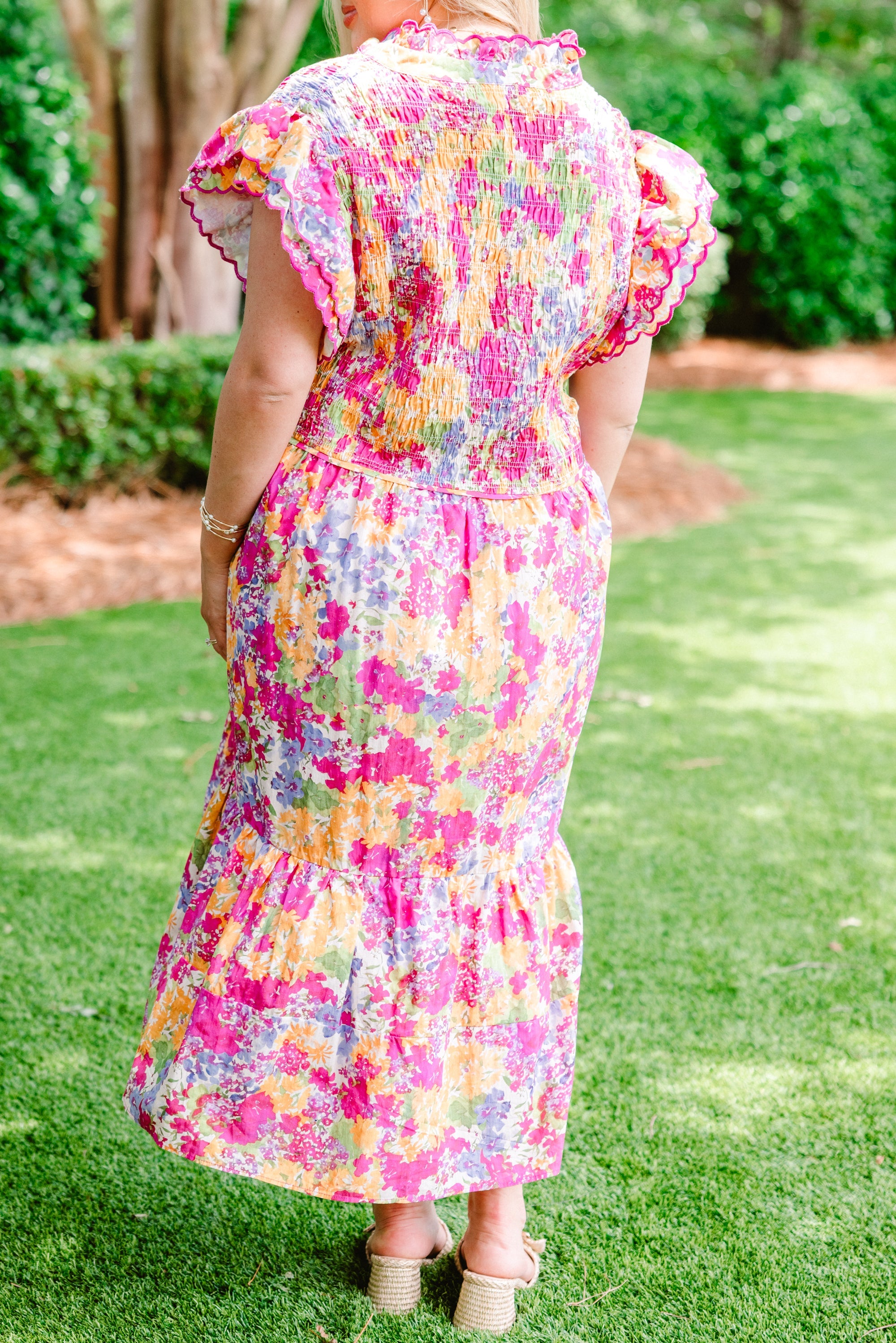 Learning To Grow Dress, Pink