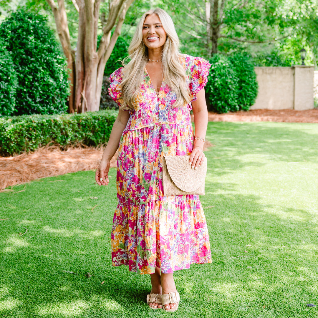 Learning To Grow Dress, Pink