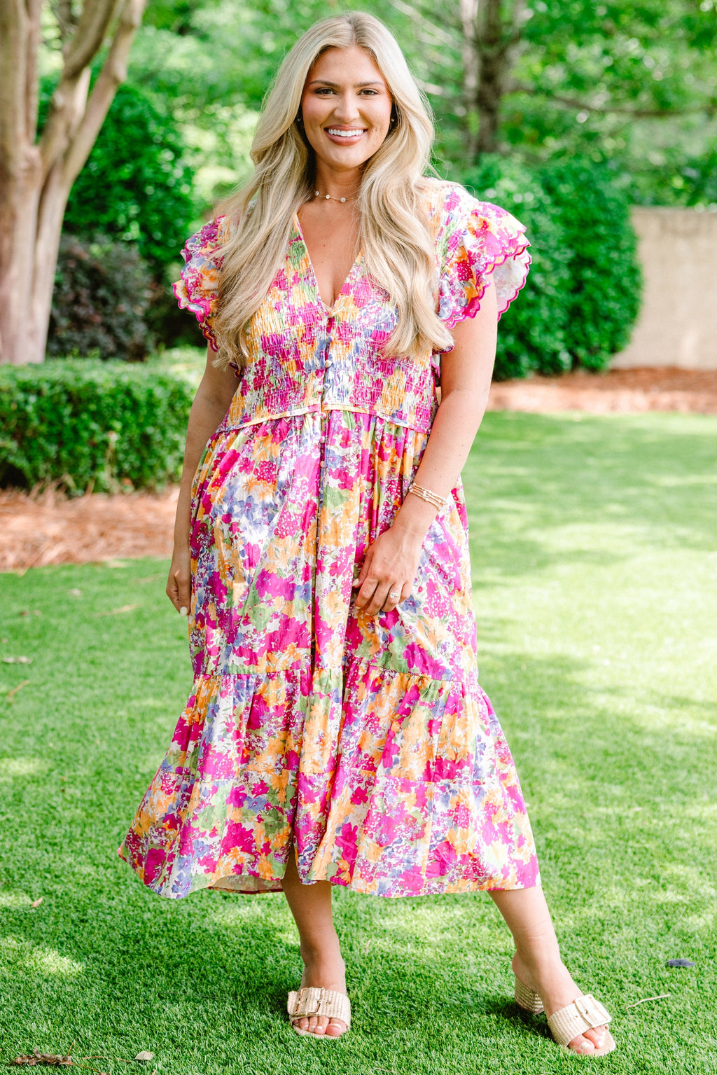 Learning To Grow Dress, Pink
