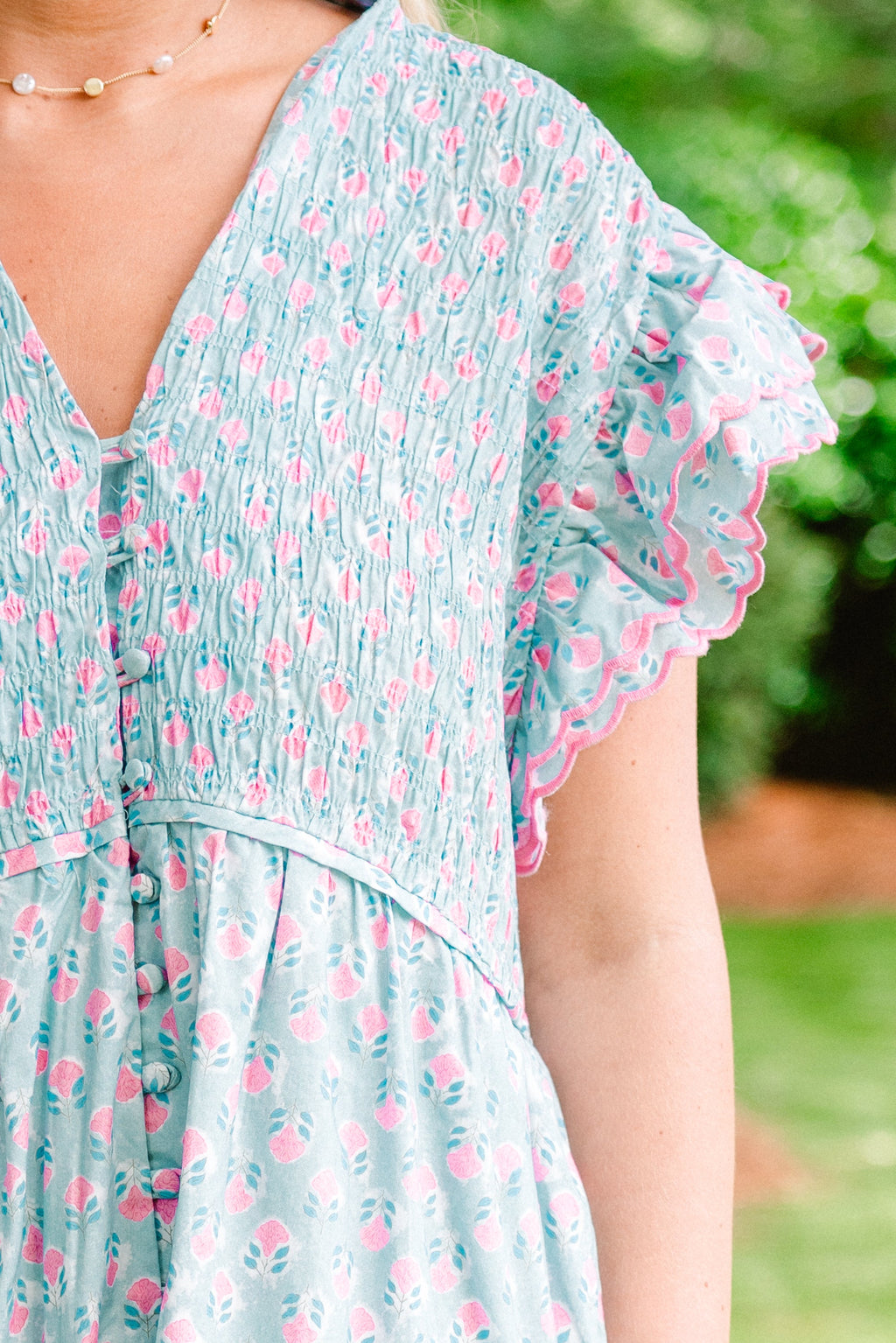 Learning To Grow Dress, Sky Blue