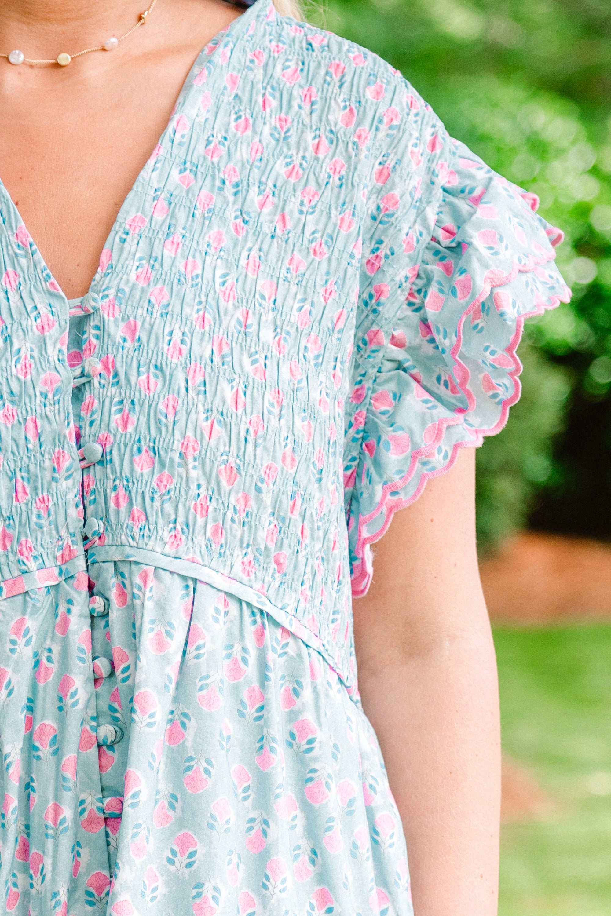 Learning To Grow Dress, Sky Blue