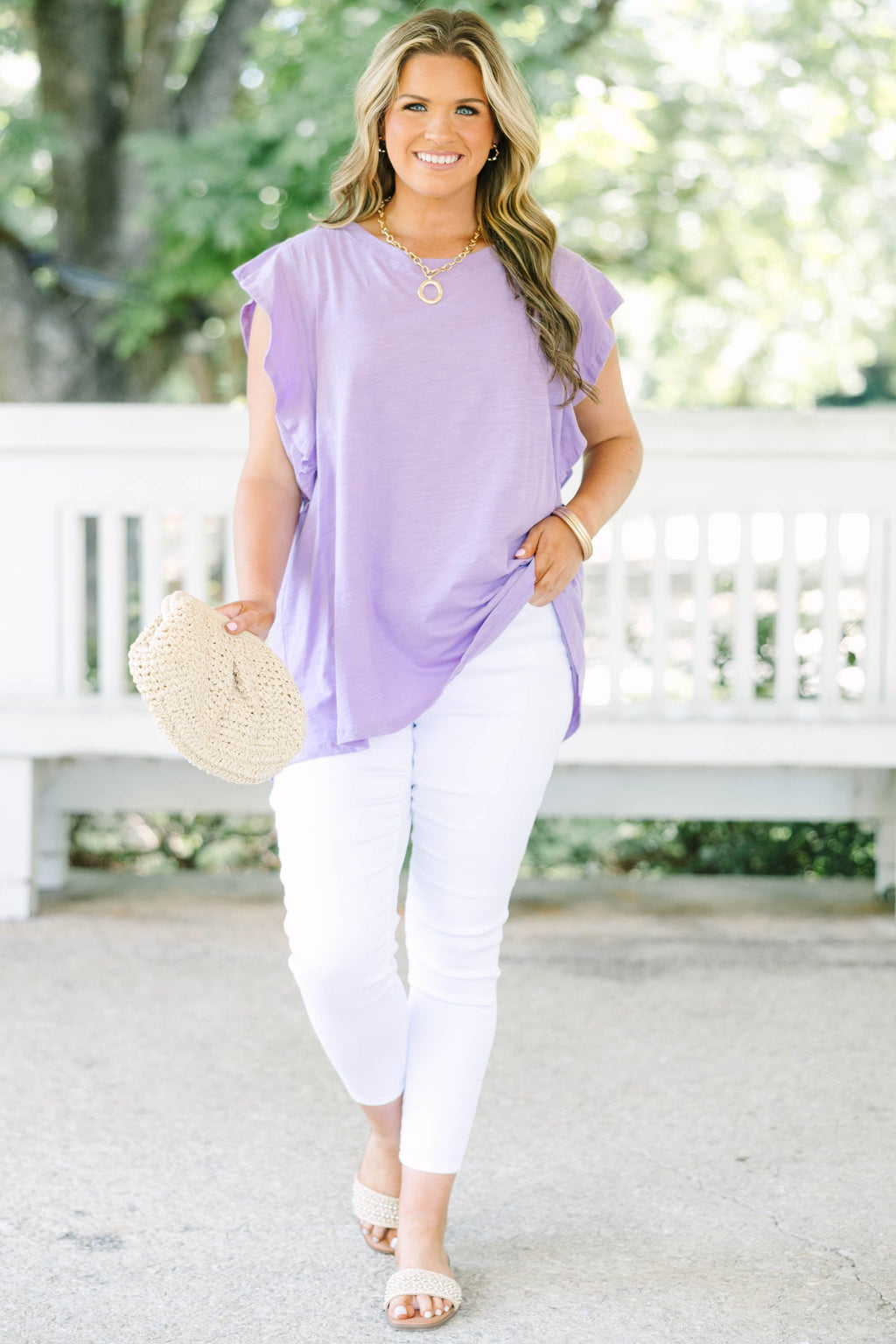 Leave Your Lover Top, Lavender
