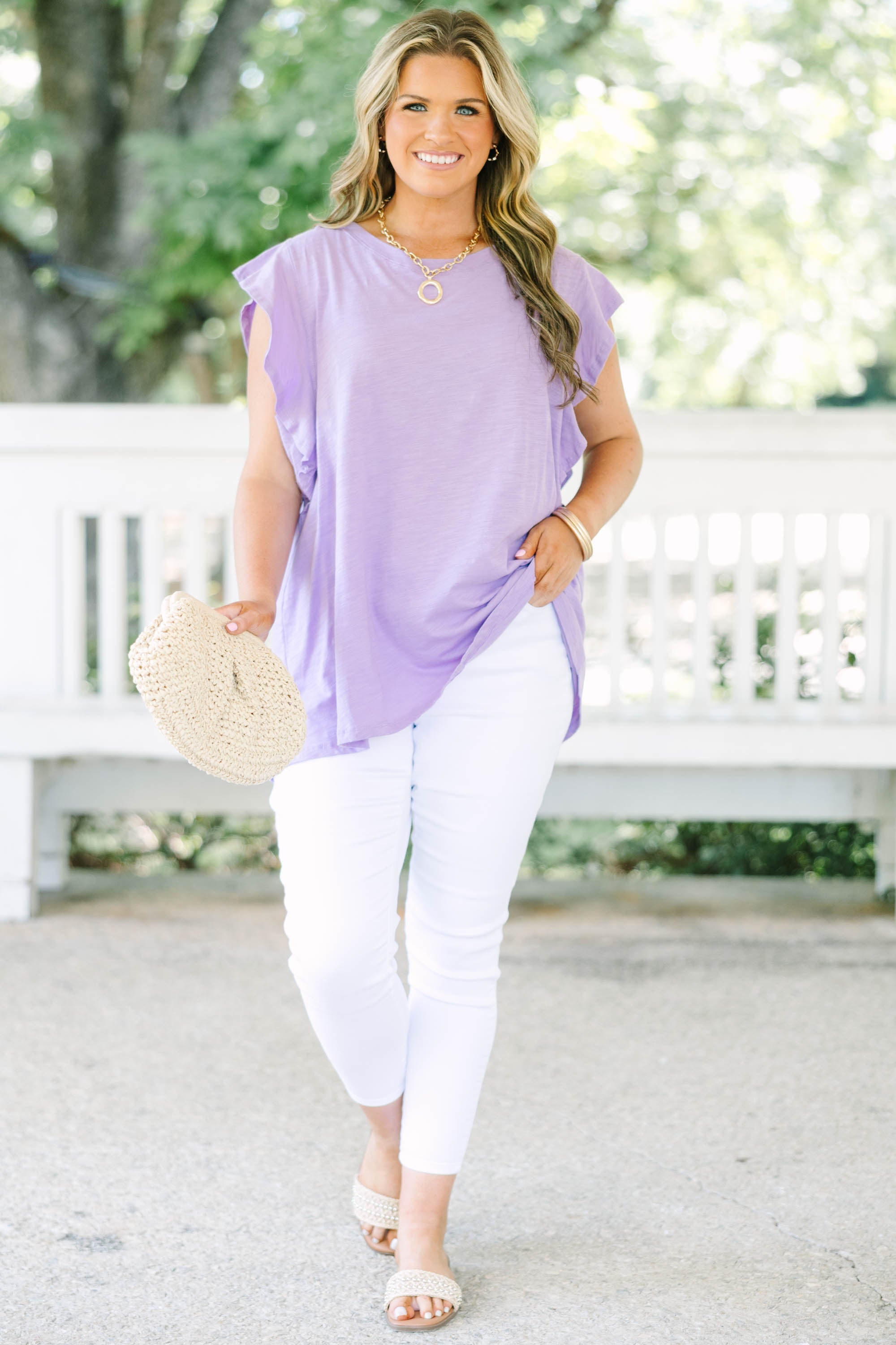Leave Your Lover Top, Lavender