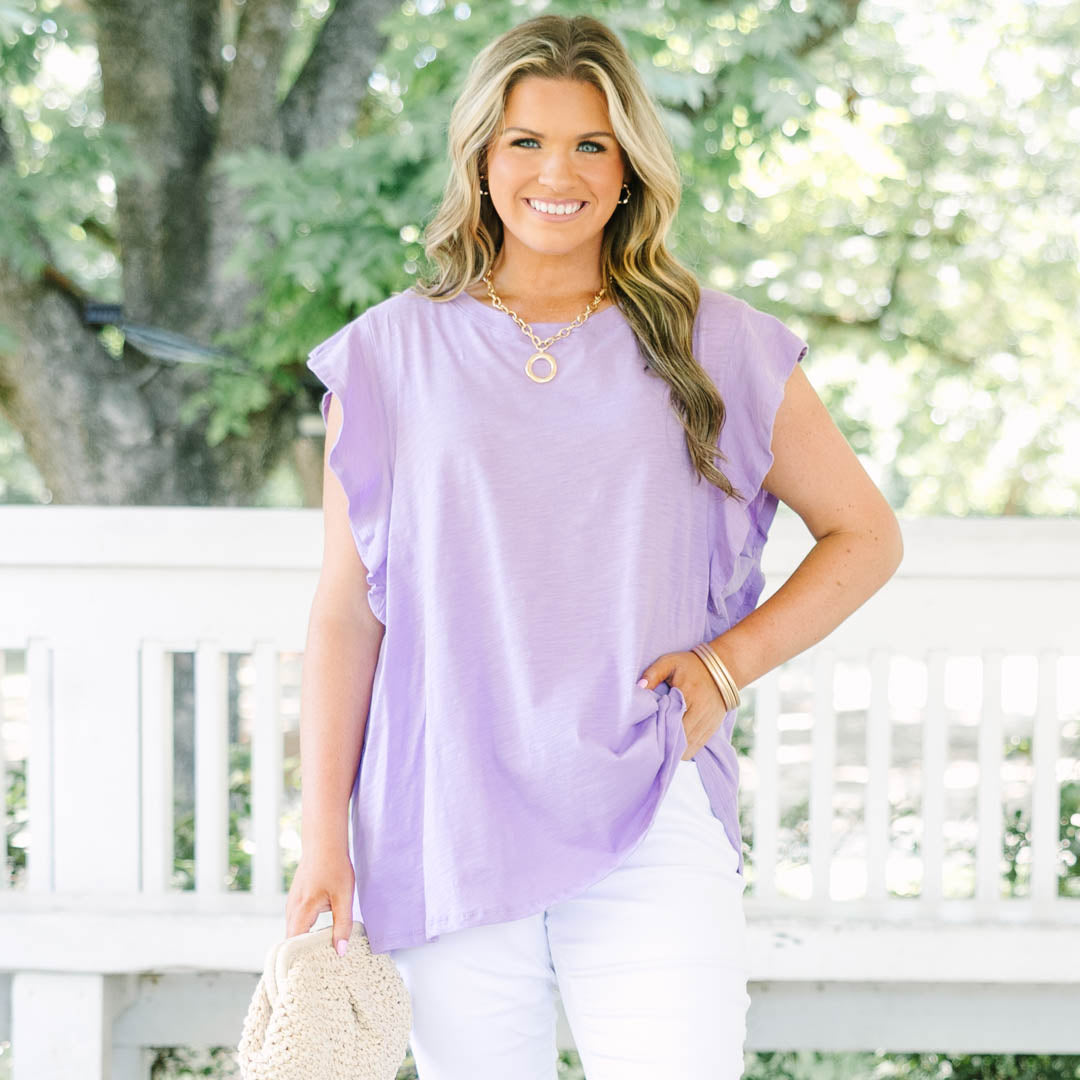 Leave Your Lover Top, Lavender