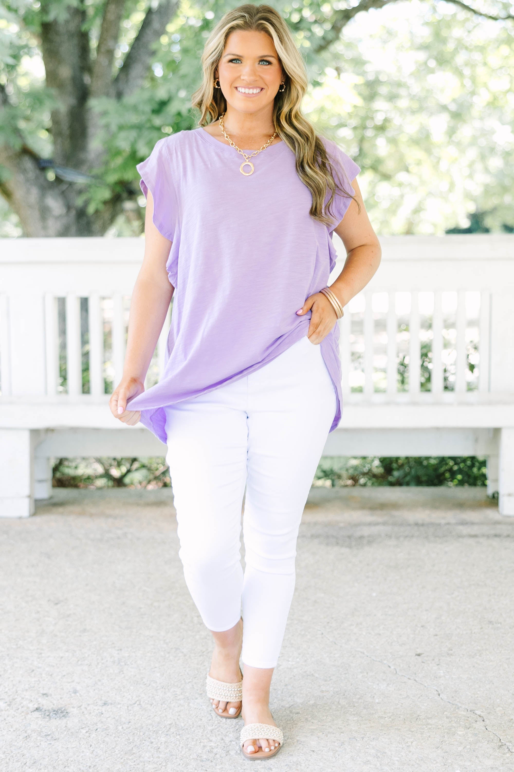 Leave Your Lover Top, Lavender