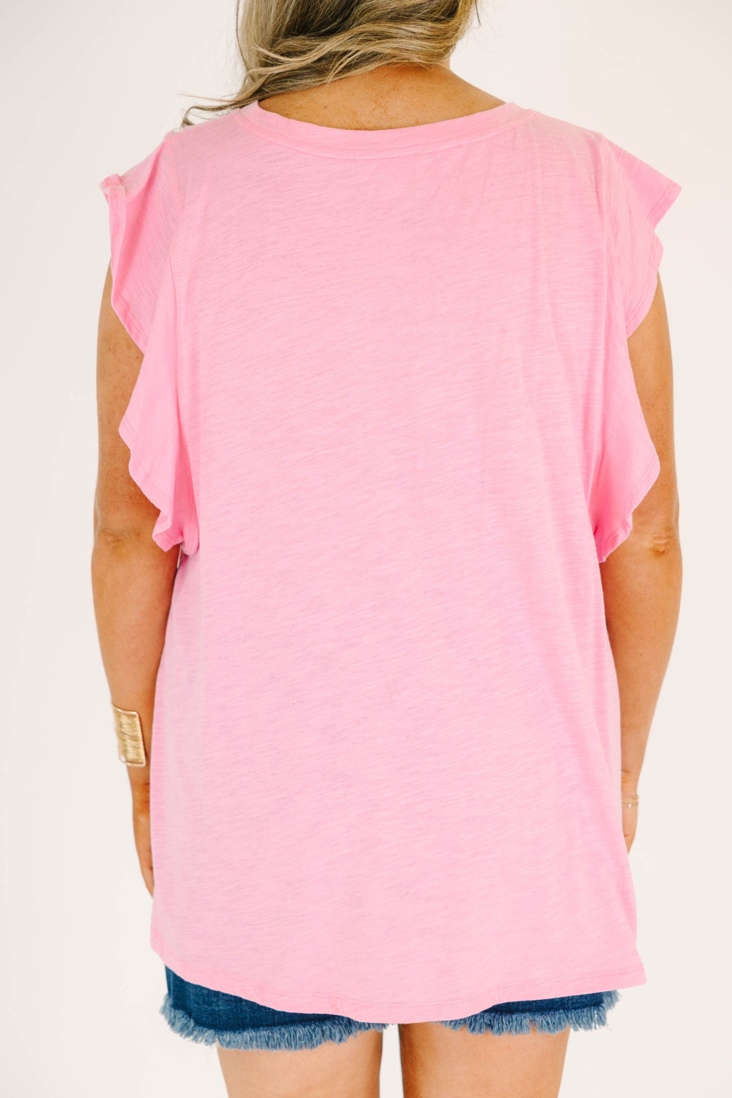 Leave Your Lover Top, Light Pink