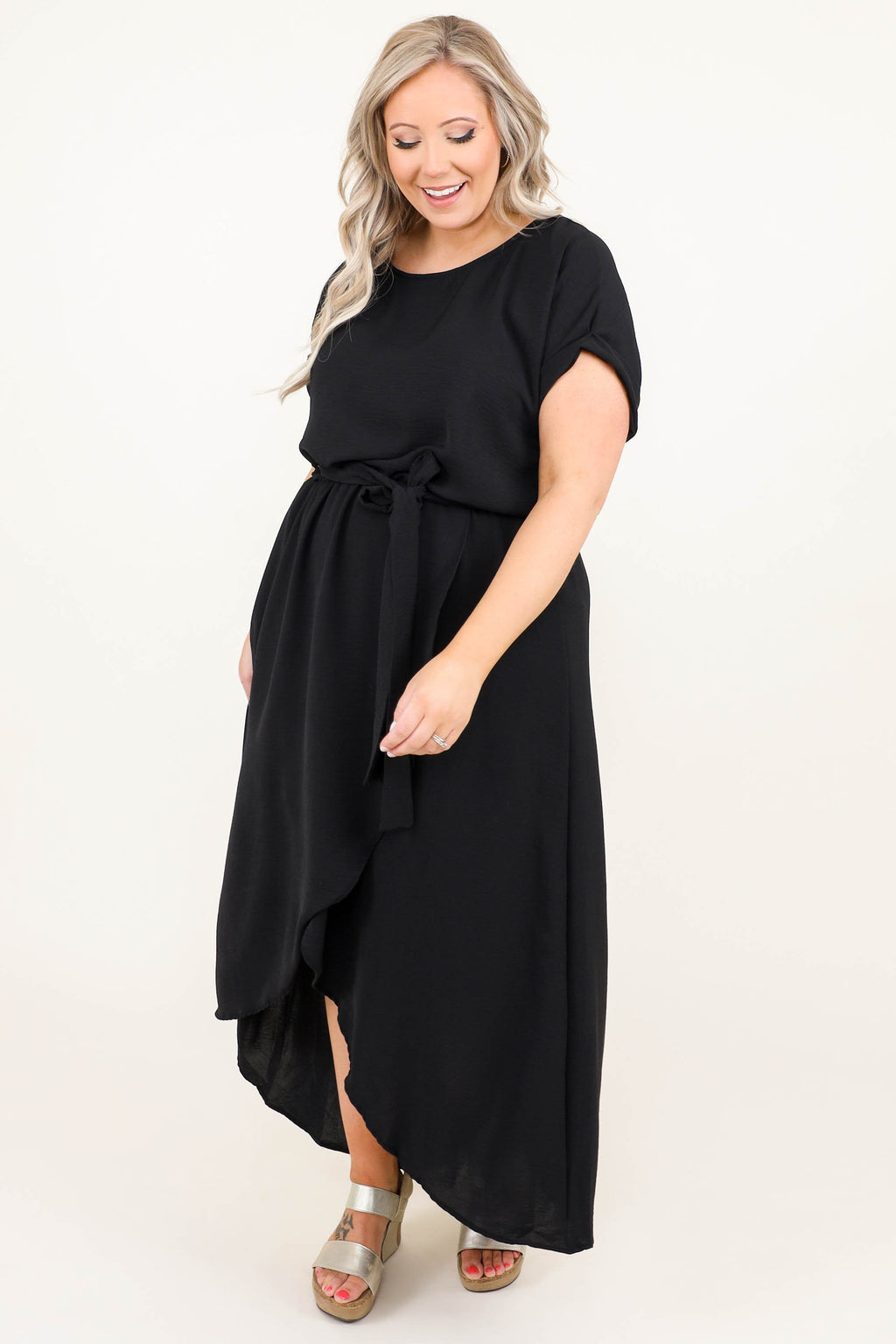 Leave 'Em Stunned Dress, Black