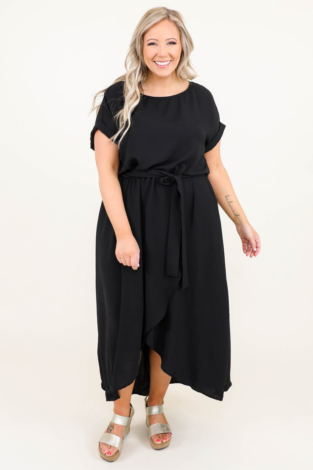 Leave 'Em Stunned Dress, Black