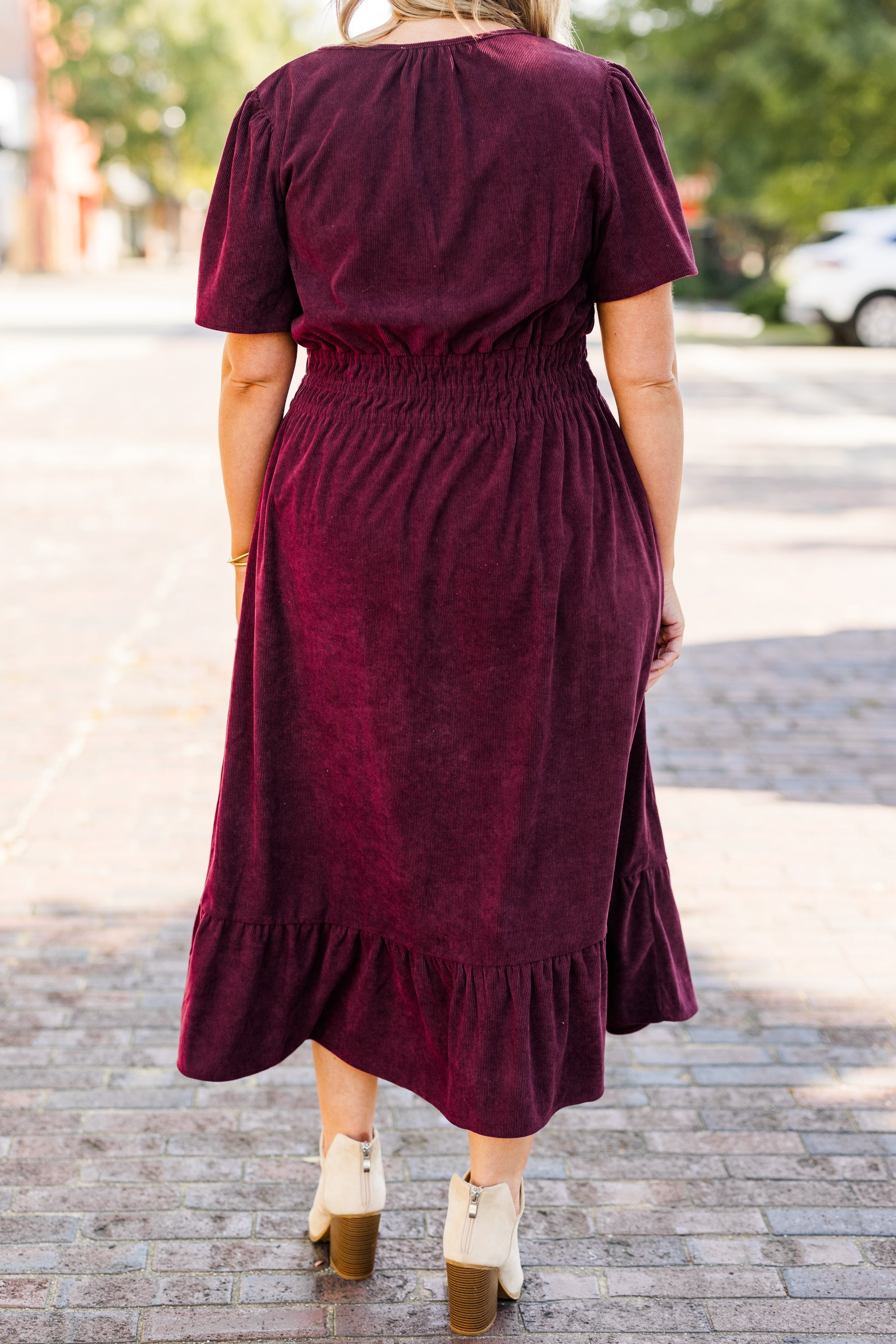 Lost In Time Dress, Plum