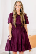 Leaves Changing Dress, Plum