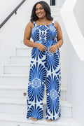 Leaving For Paradise Jumpsuit, Blue