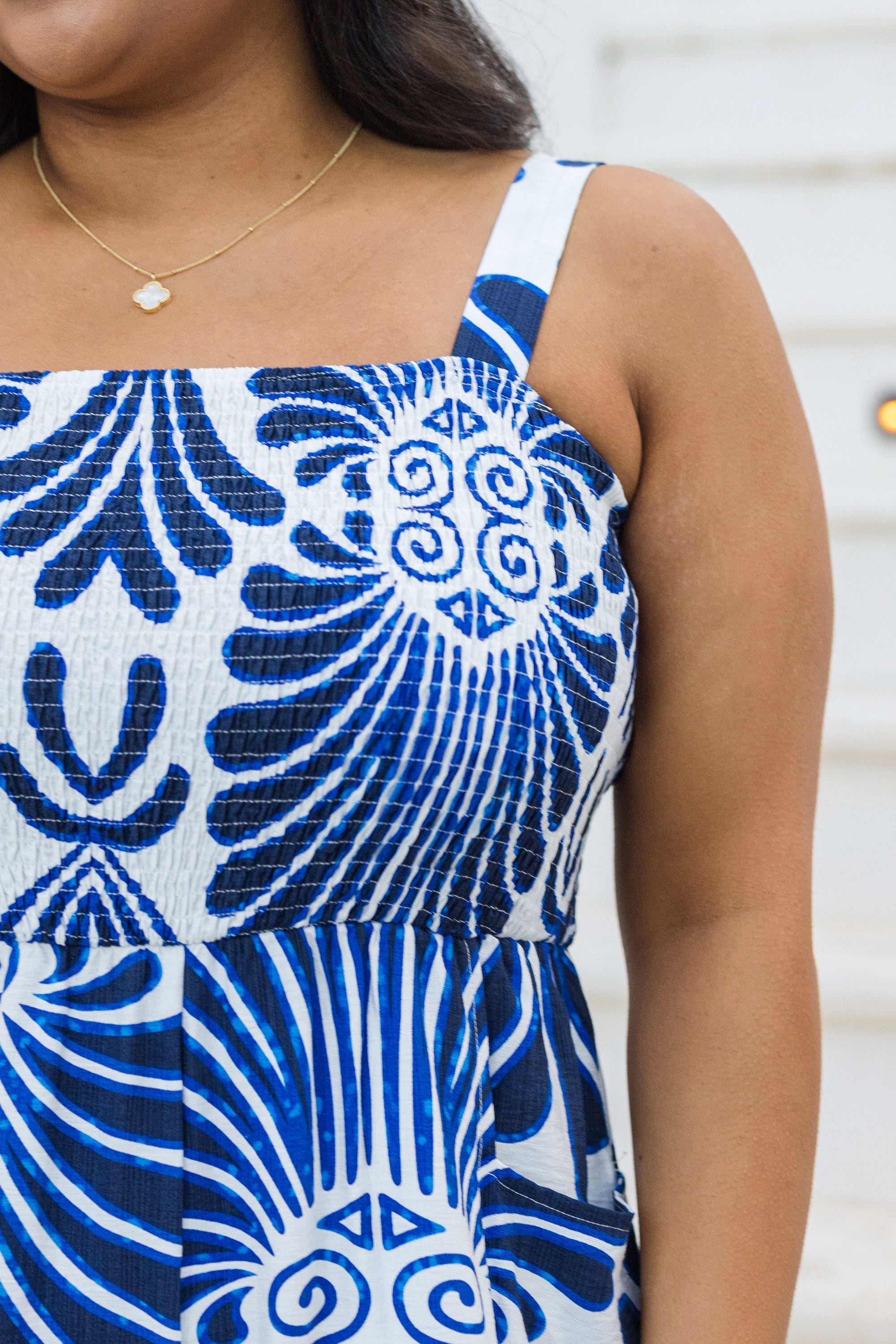 Leaving For Paradise Jumpsuit, Blue