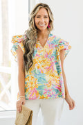 Let's Go On A Walk Top, Yellow