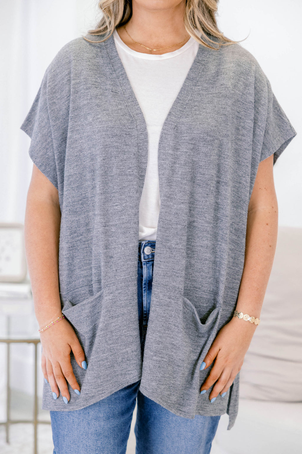 Let It Be Cardigan, Grey