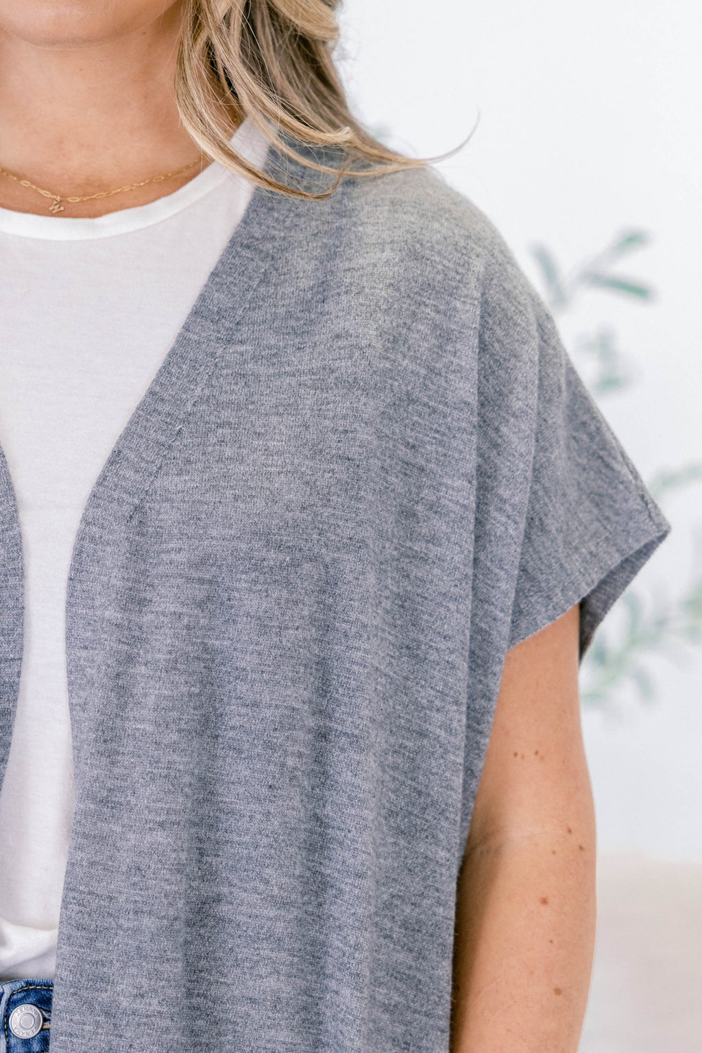 Let It Be Cardigan, Grey