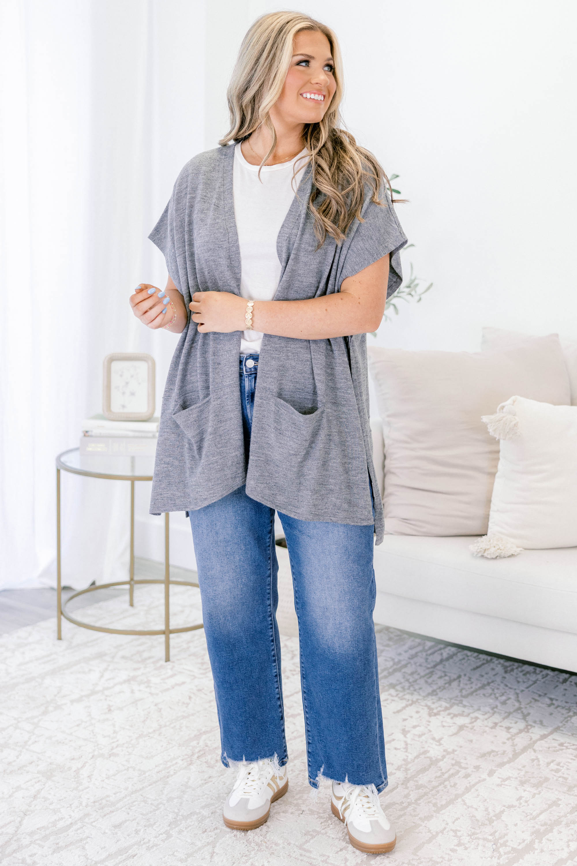 Let It Be Cardigan, Grey