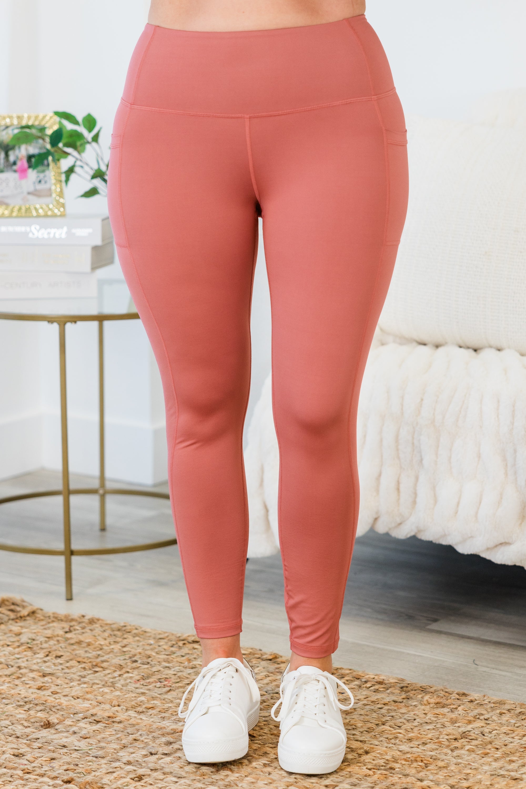 Let It Be Leggings, Brier Rose