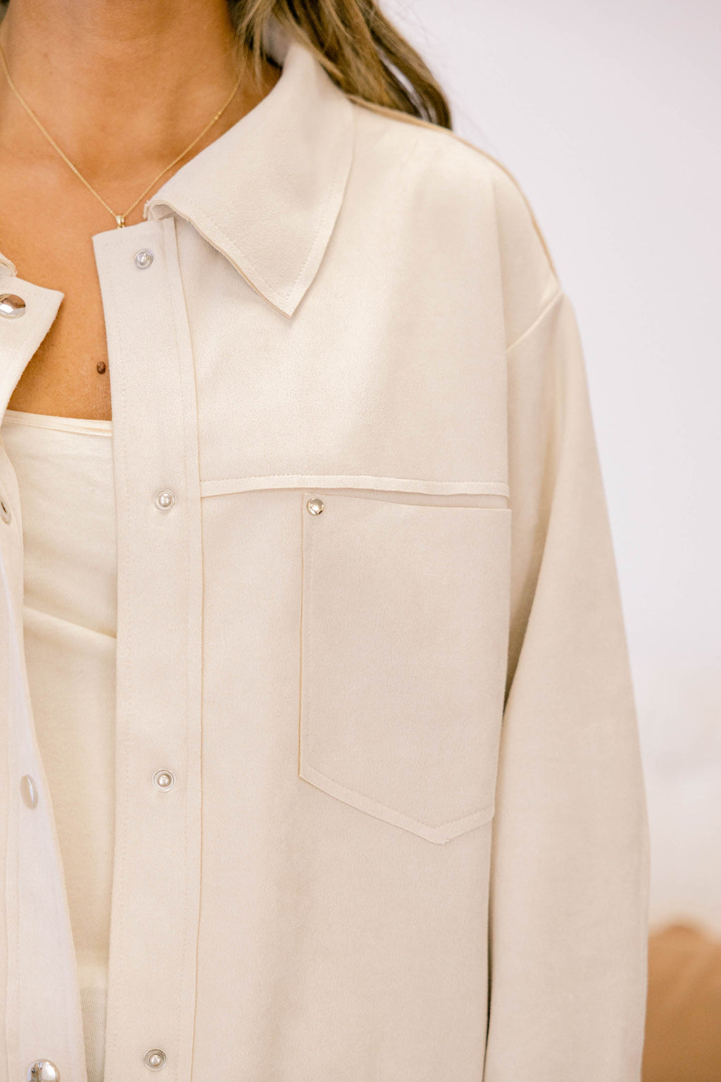 Let It Sink In Jacket, White