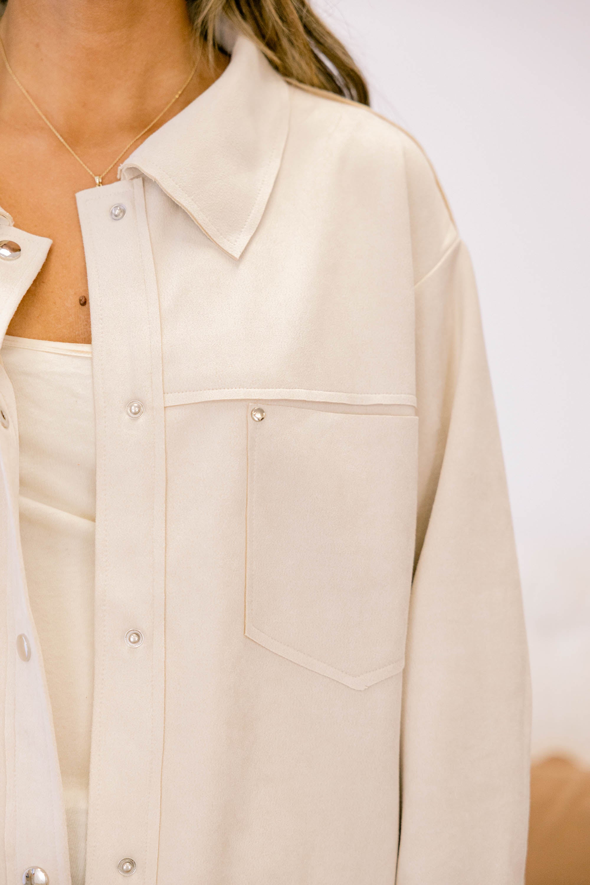 Let It Sink In Jacket, White