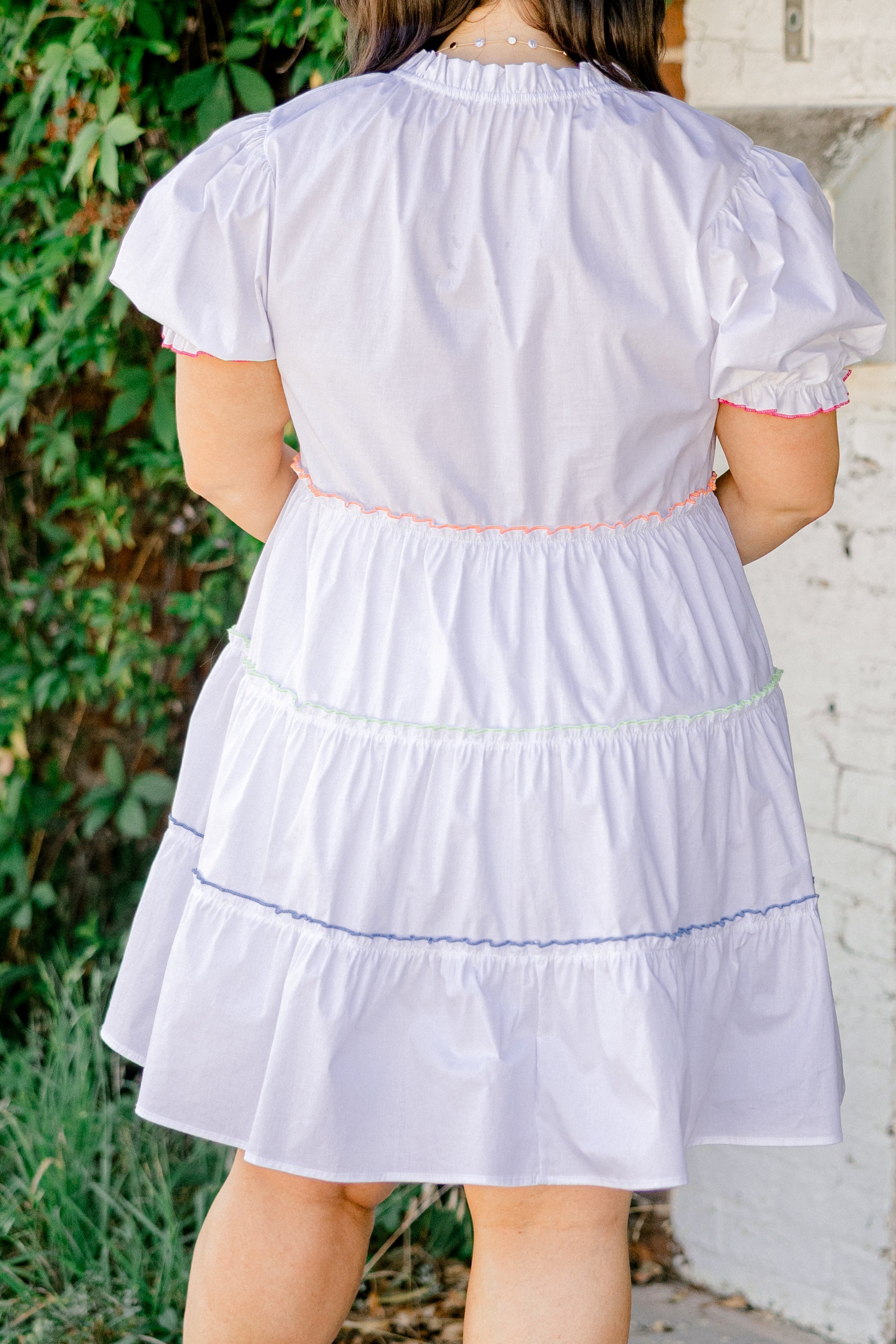 Let Me Know Dress, White