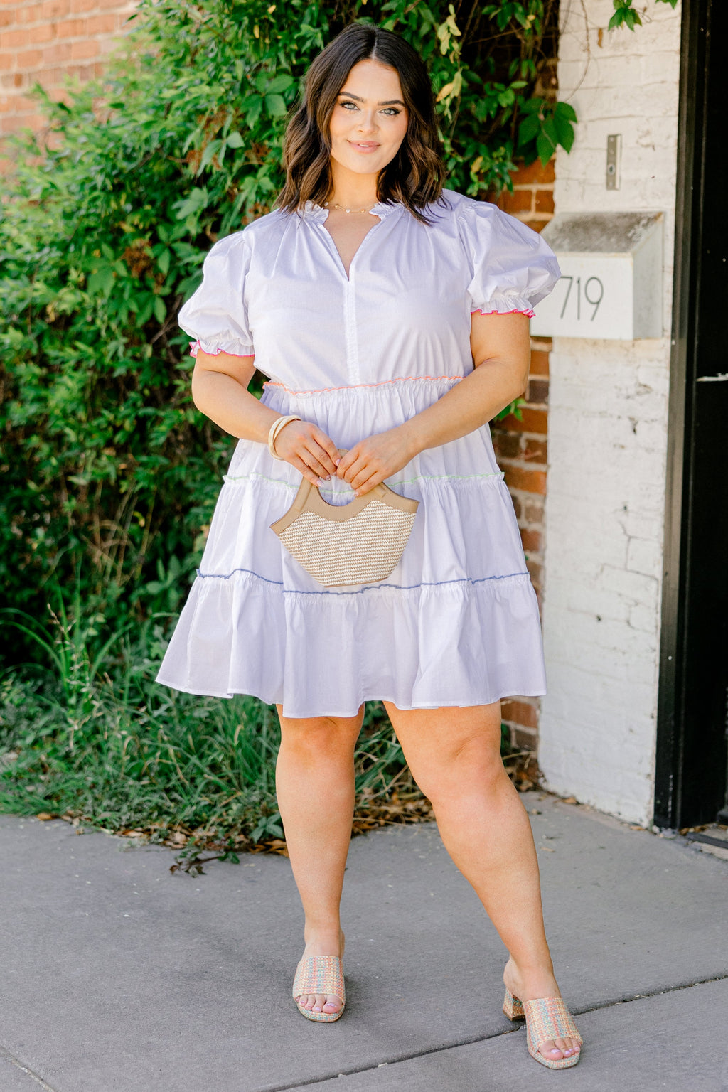 Let Me Know Dress, White