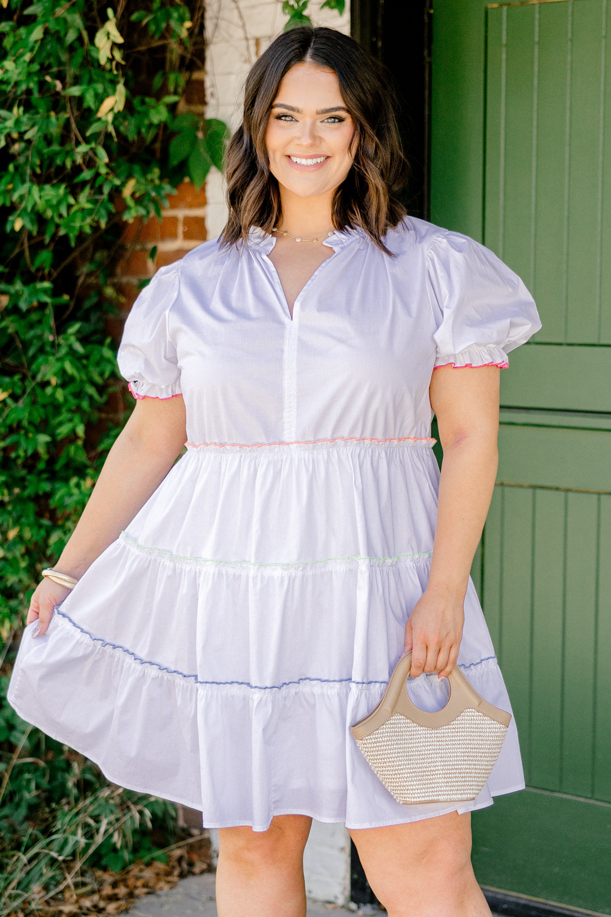 Let Me Know Dress, White
