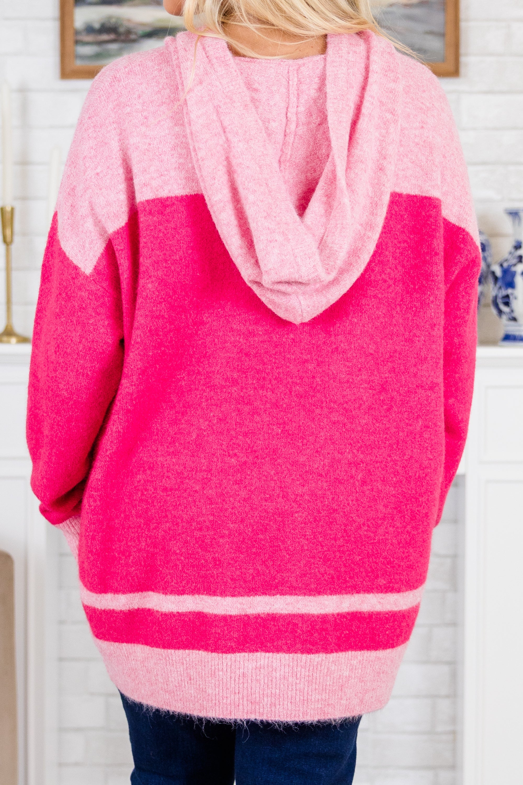 Let Me Talk Sweater, Pink