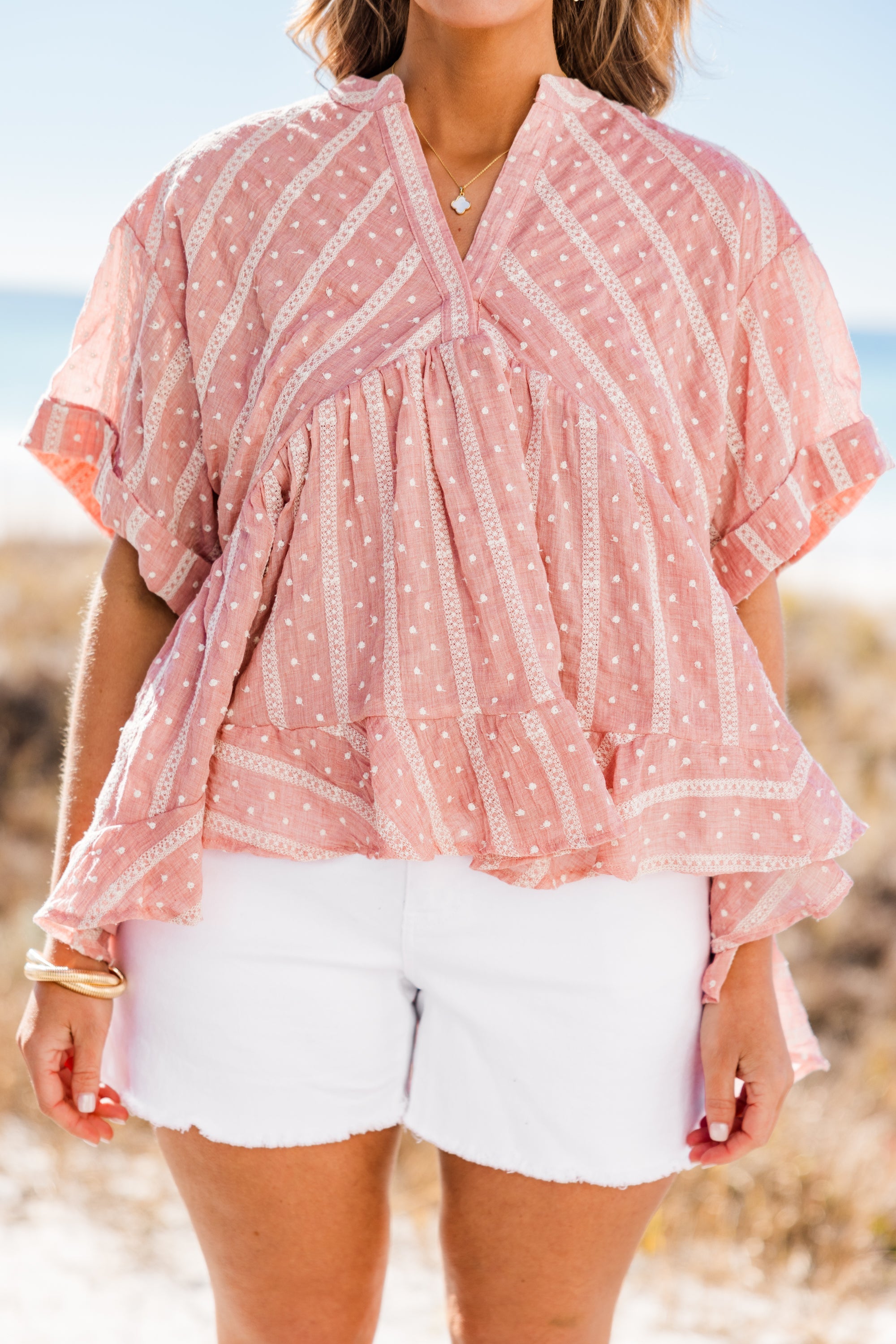 Let Me Travel Around Top, Blush
