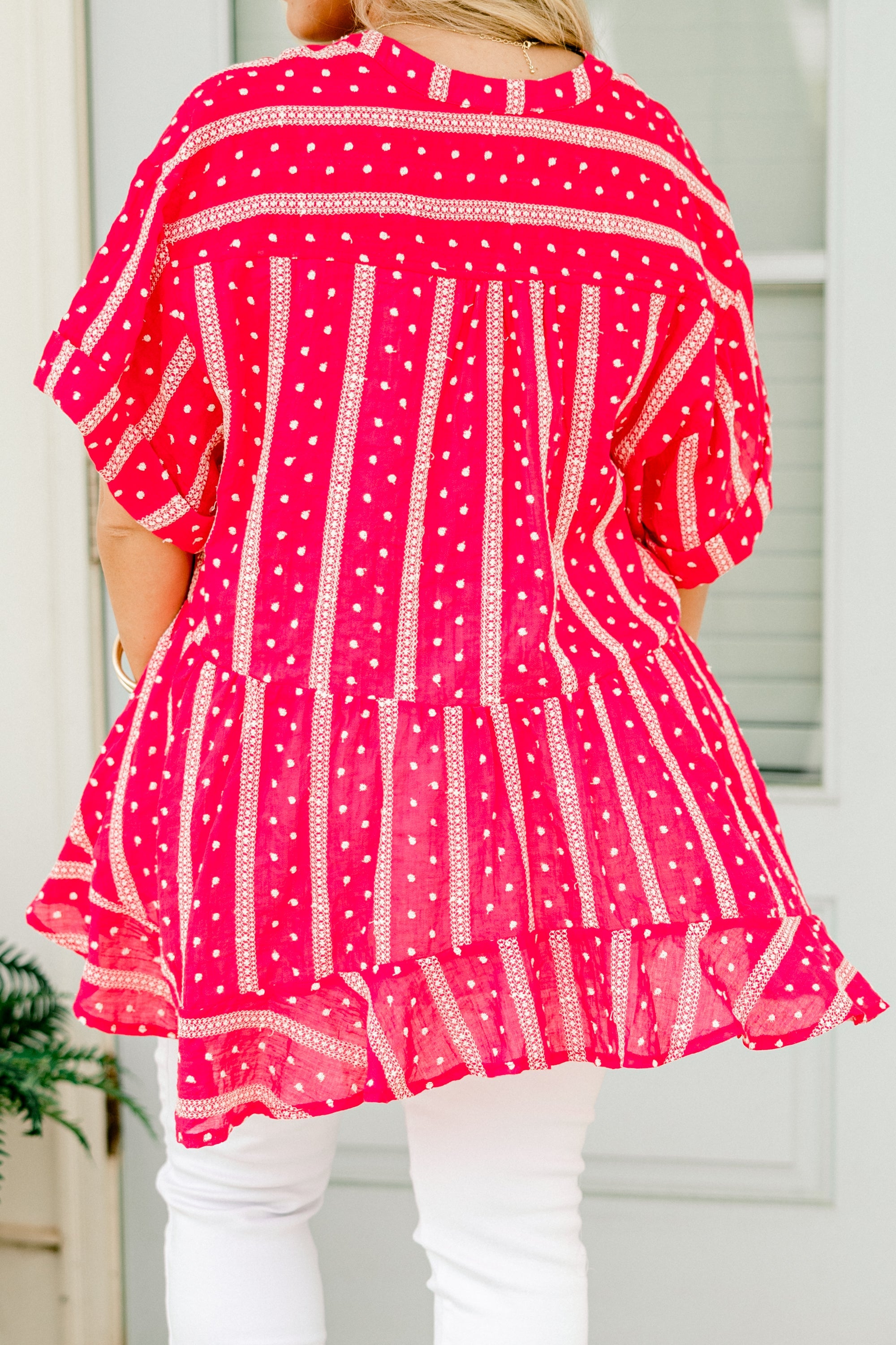 Let Me Travel Around Top, Hot Pink