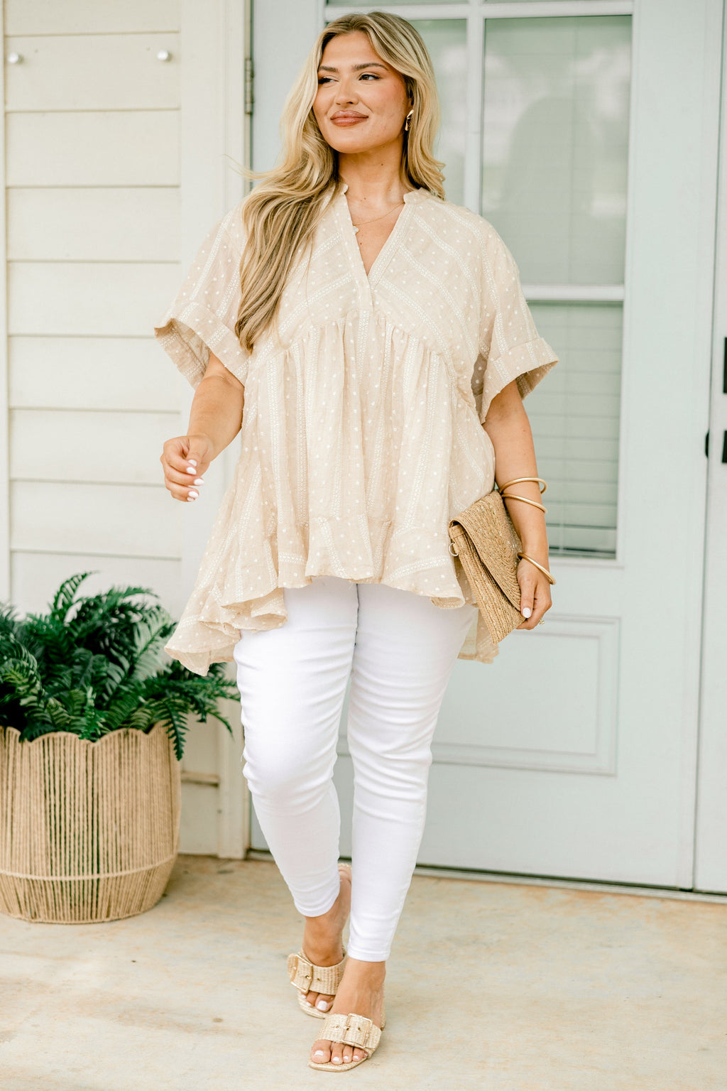 Let Me Travel Around Top, Taupe