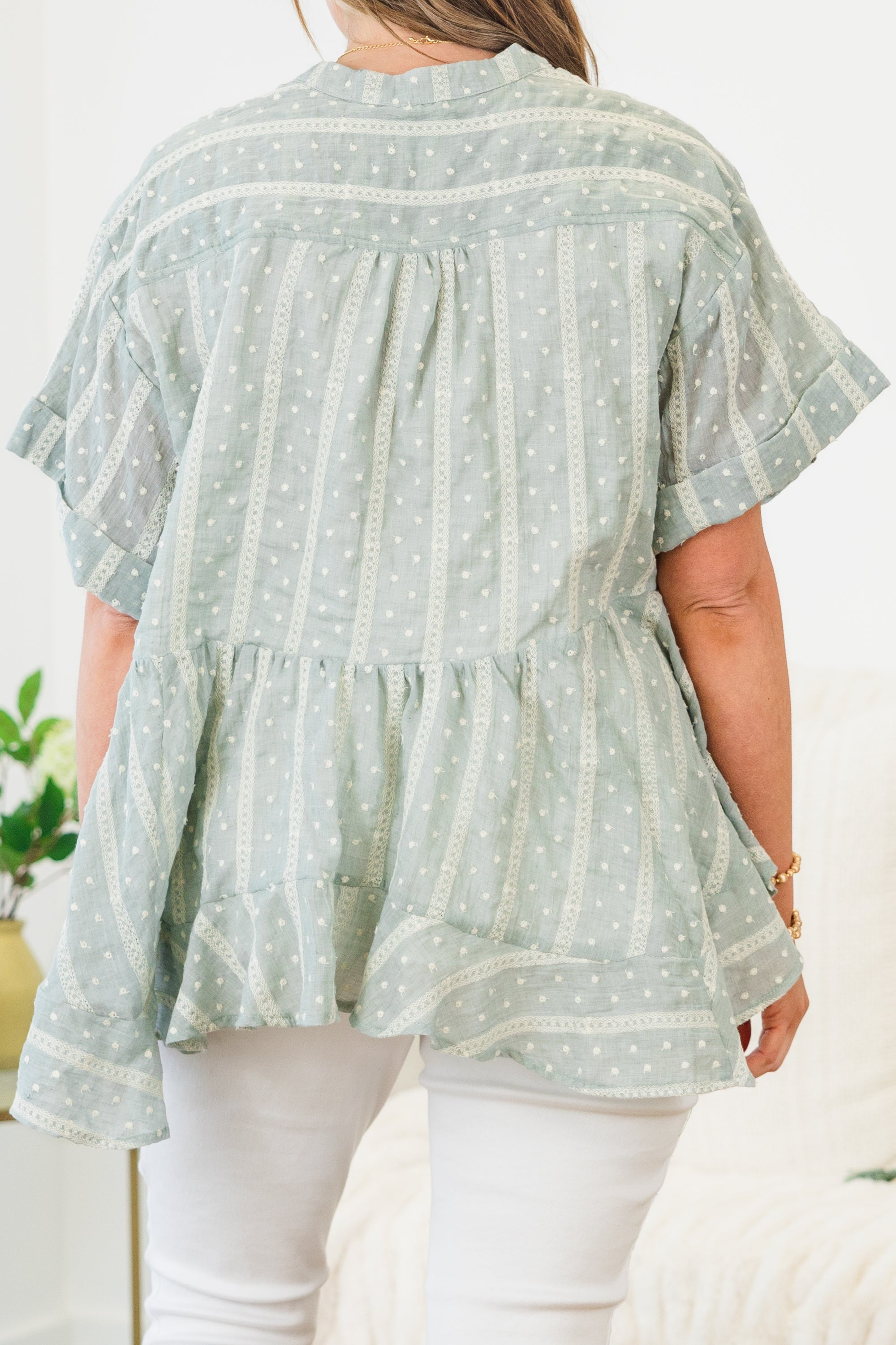 Let Me Travel Around Top, Teal