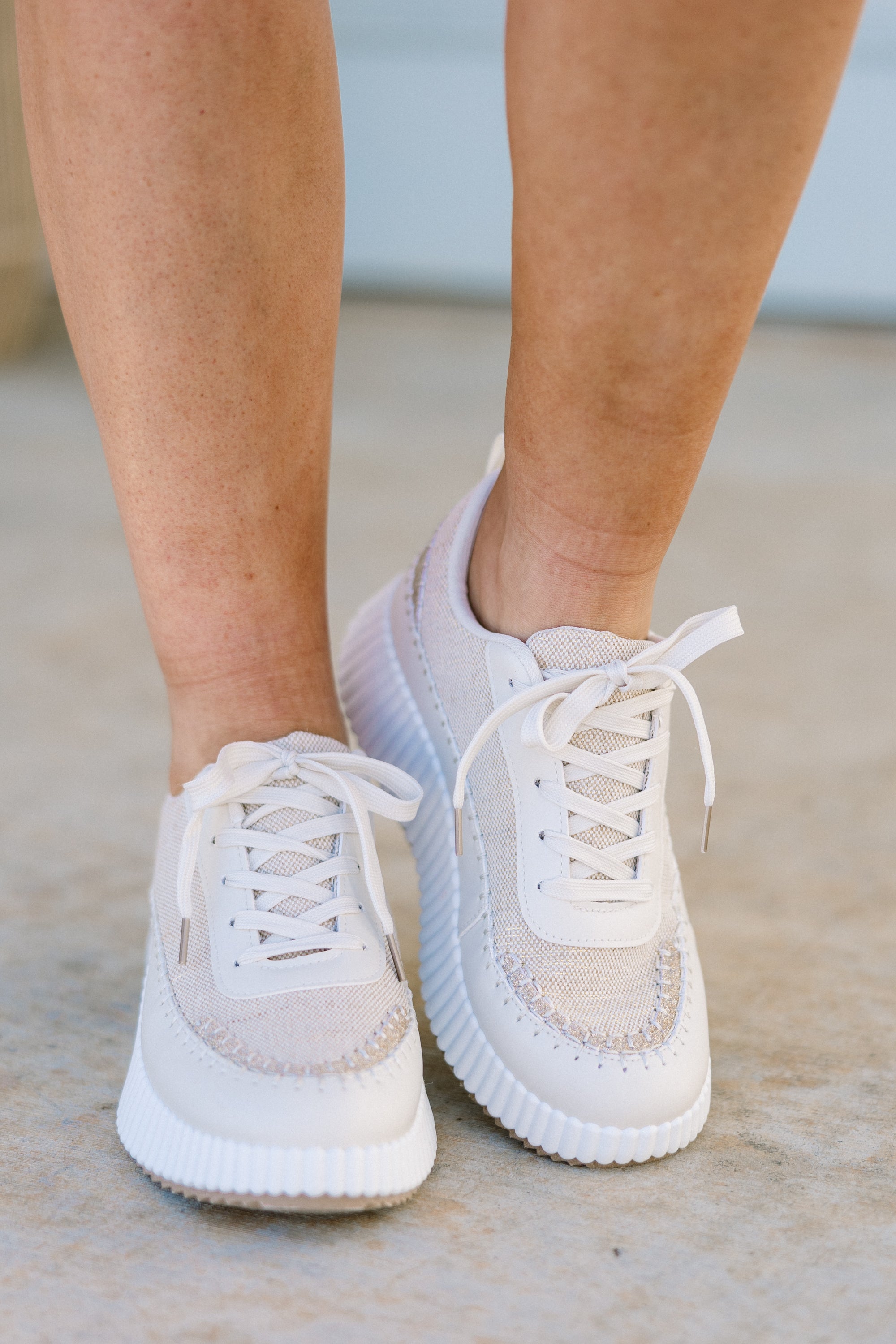 Let The Record Show Sneakers, Beige