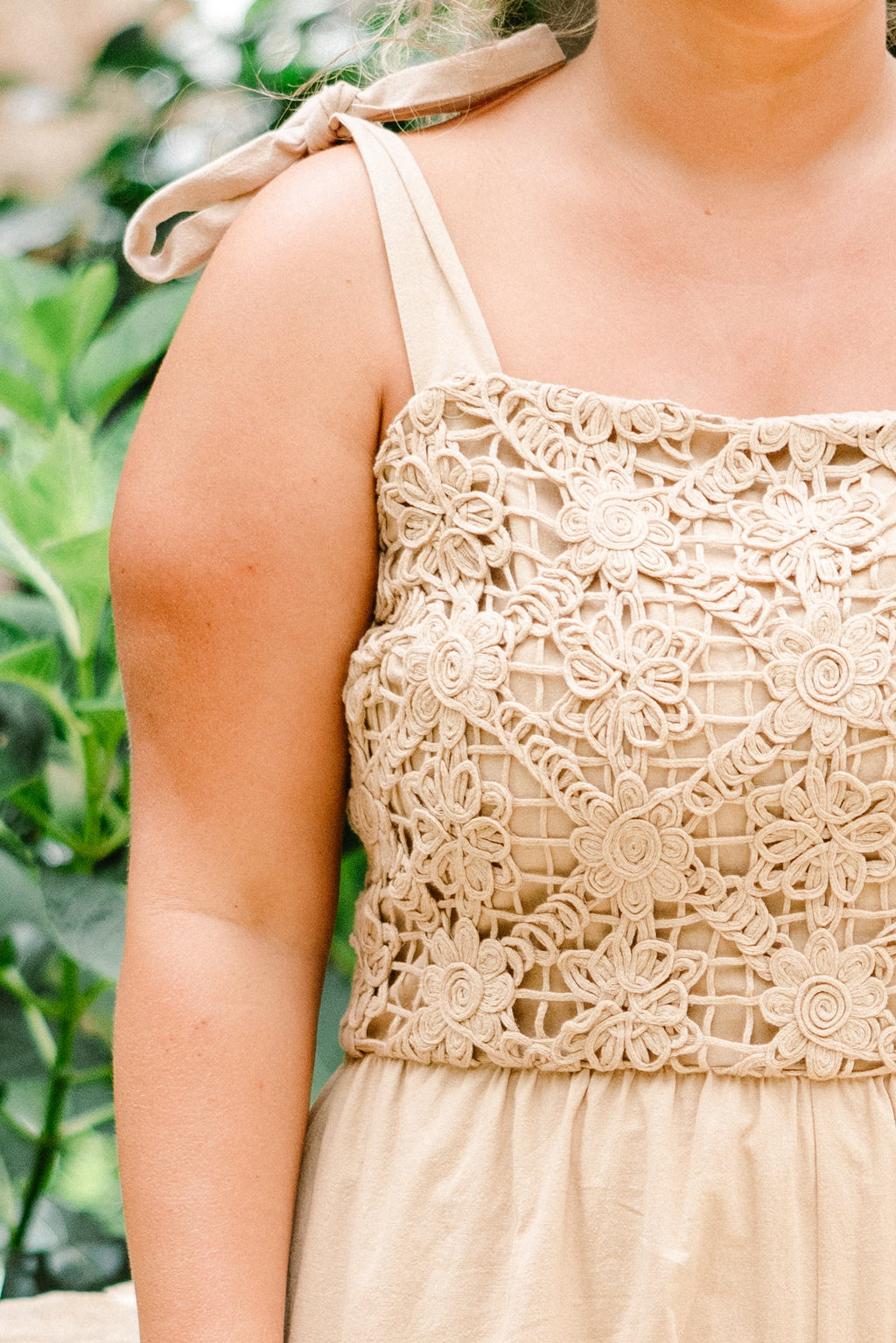 Let's Dance Tonight Jumpsuit, Latte
