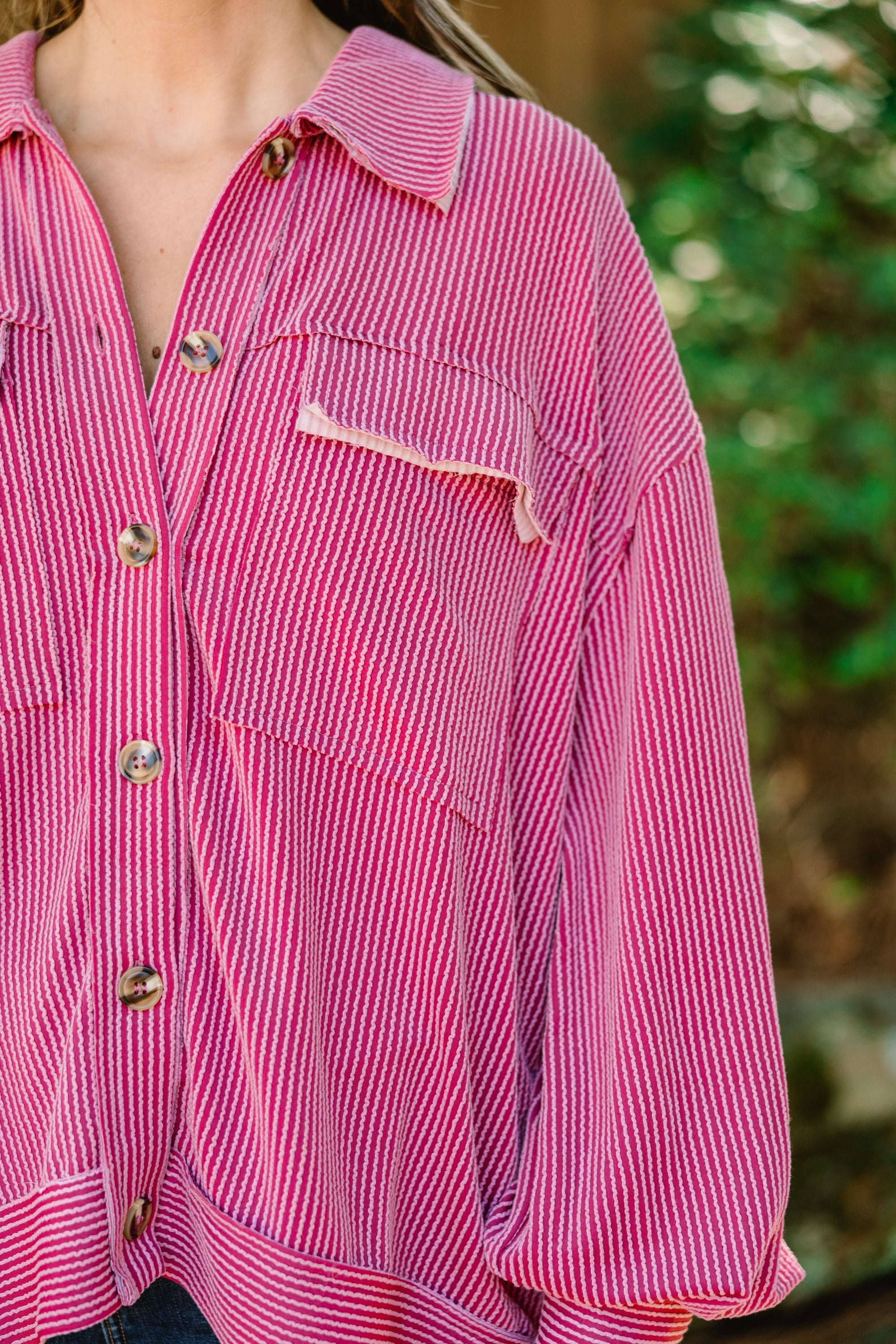 Let's Do Lunch Top, Mauve